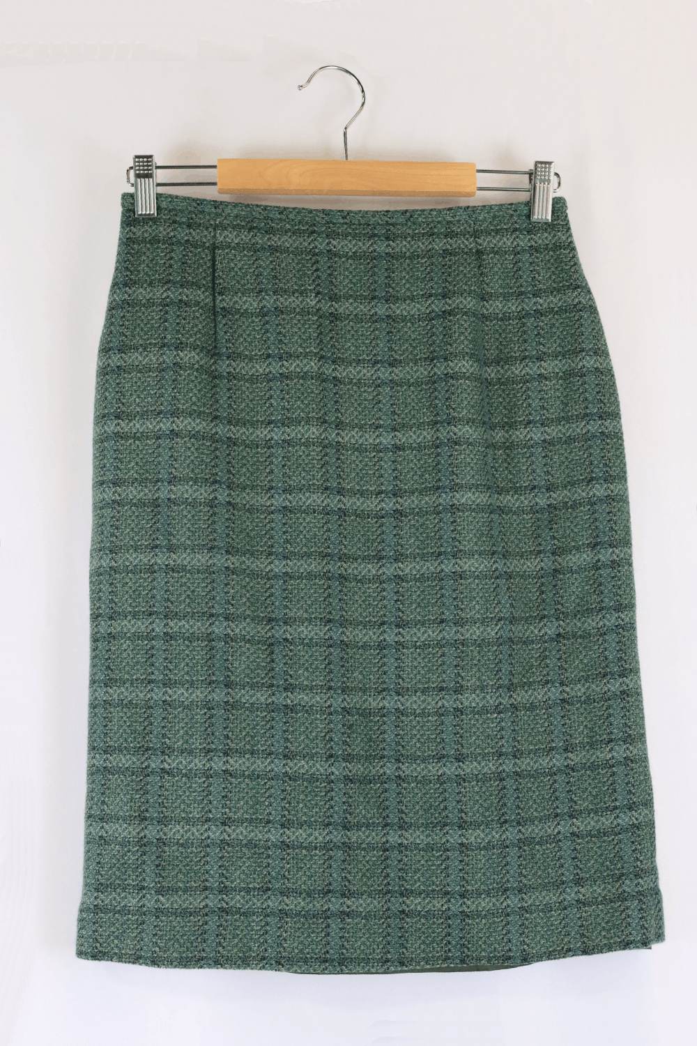 Jones New York Tweed Skirt Green 8