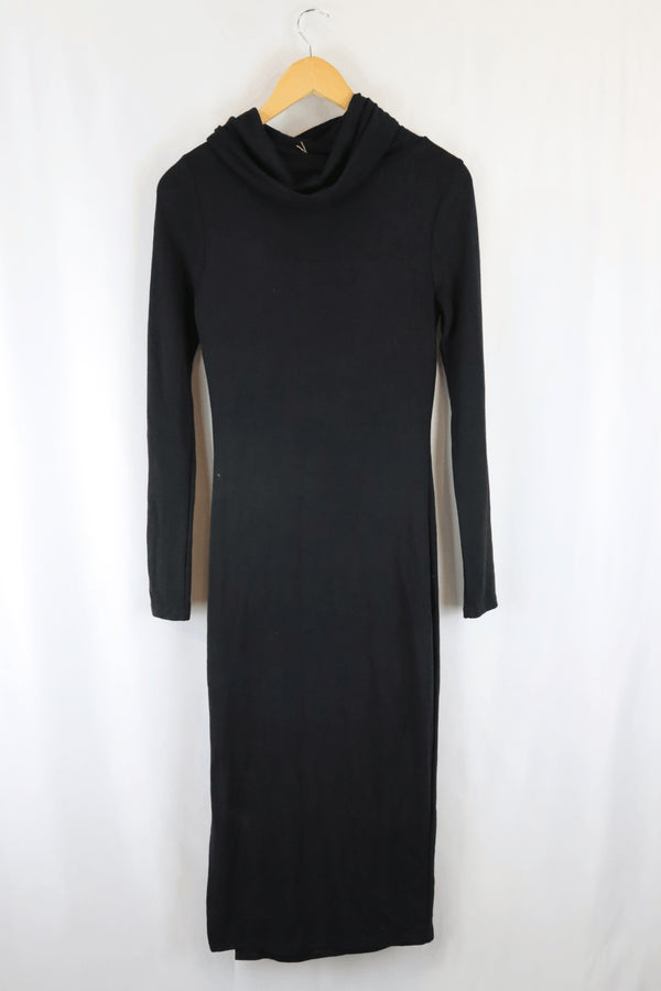 Mirrou Black Dress S - Reluv Clothing Australia