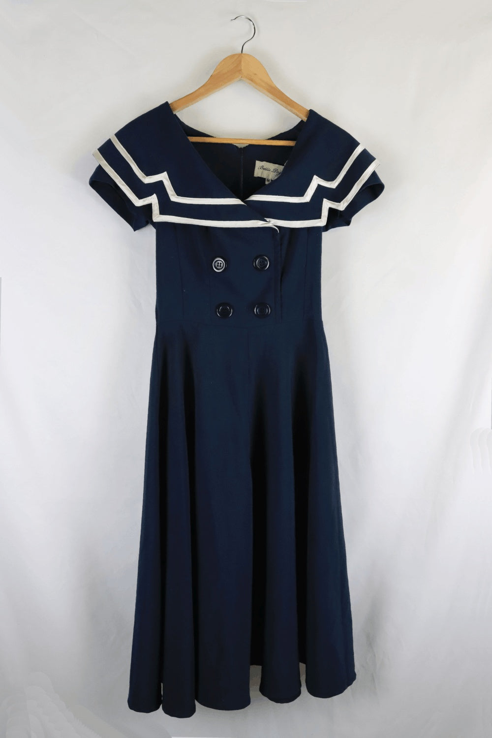 Bettie Page Navy Dress M