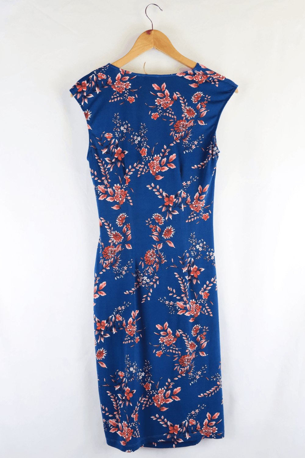 Leona By Leona Edmiston Blue Floral Dress 8