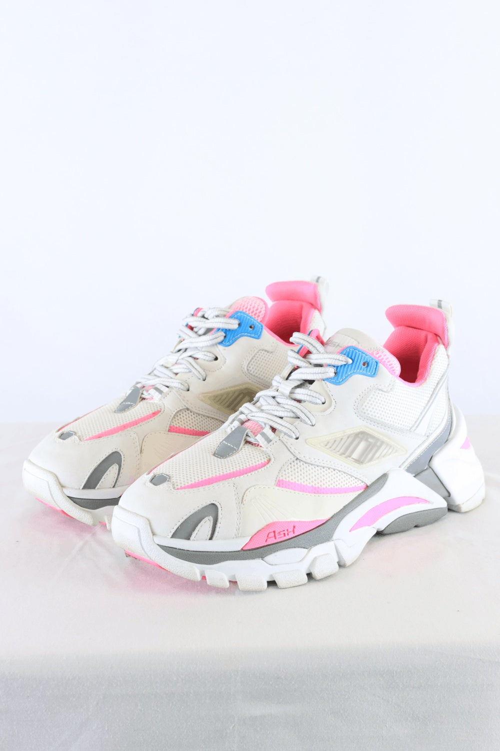 Ash White And Pink Sneakers 38