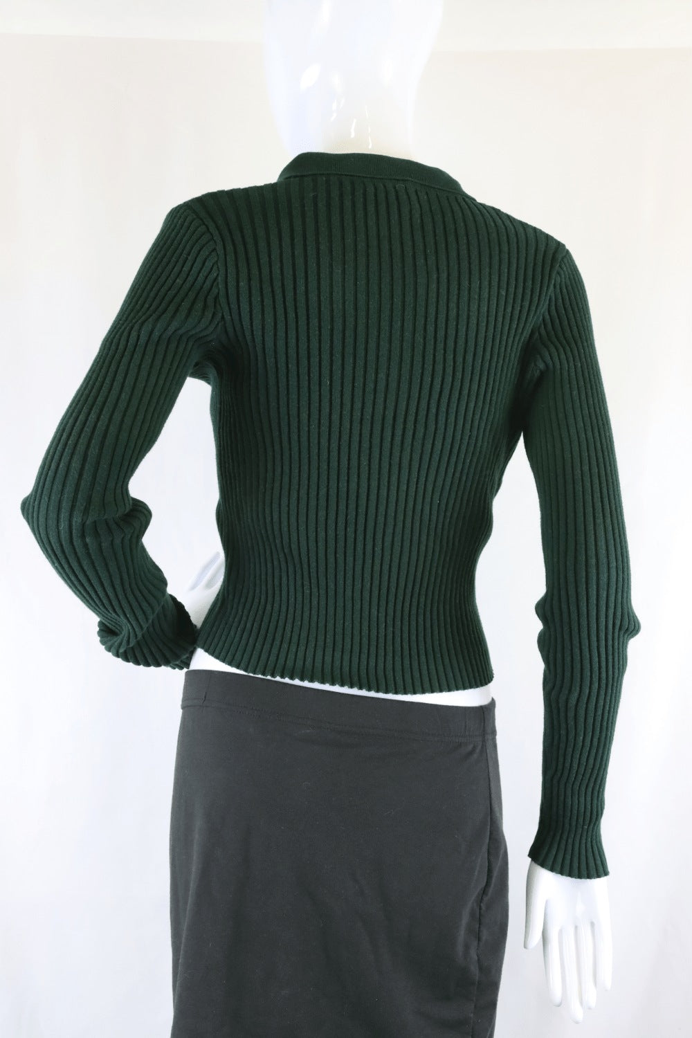 Brandy Melville Green Knit Top S