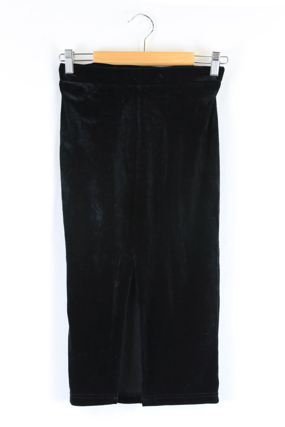 Bardot Velvet Black Skirt 10