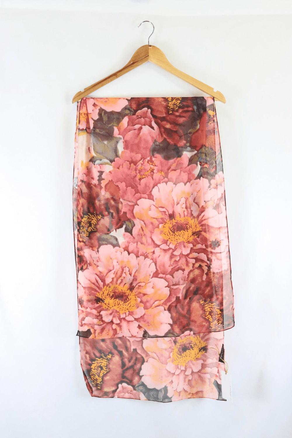 Coco Baily Pink Floral Scarf