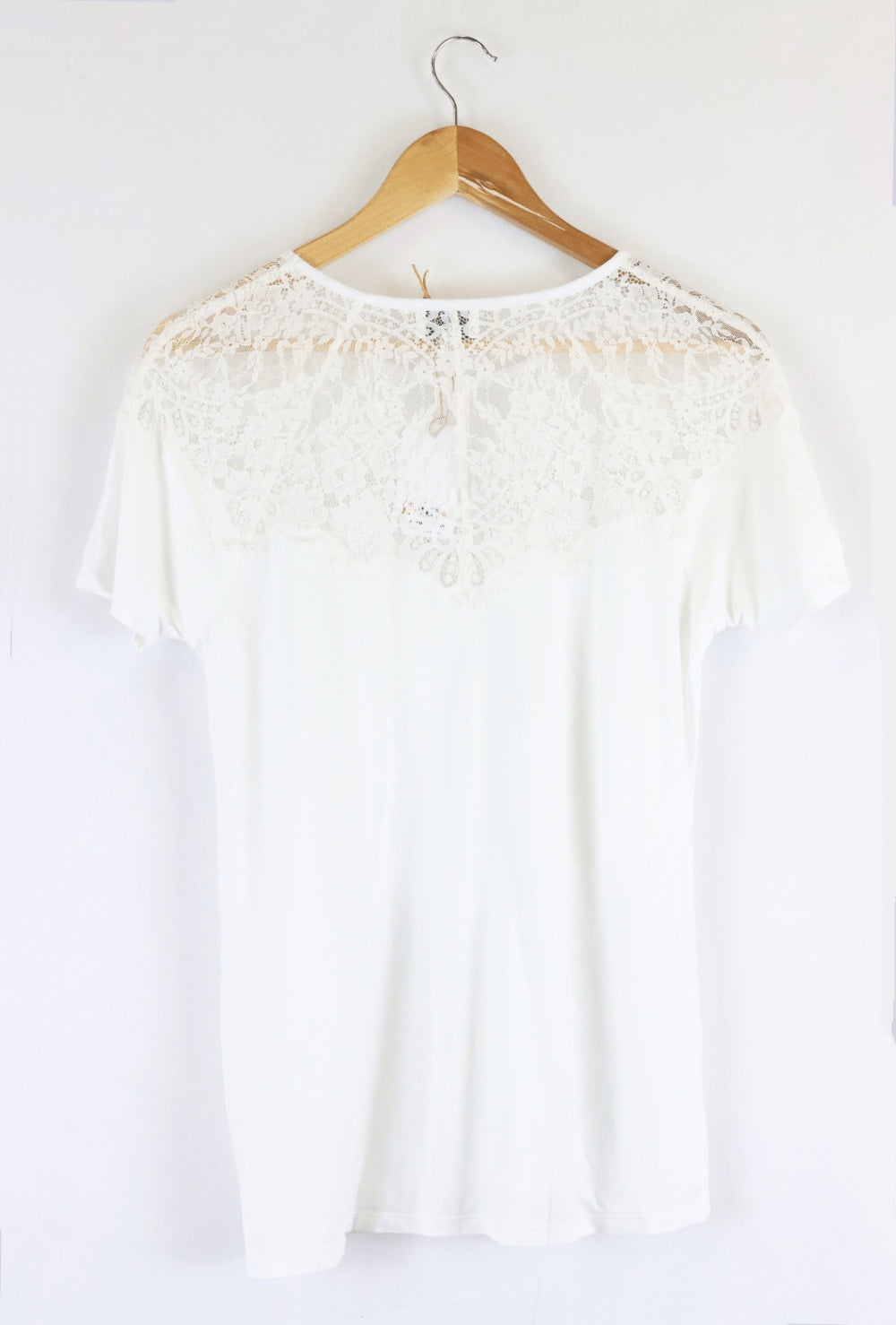 Witchery White Top With Lace S