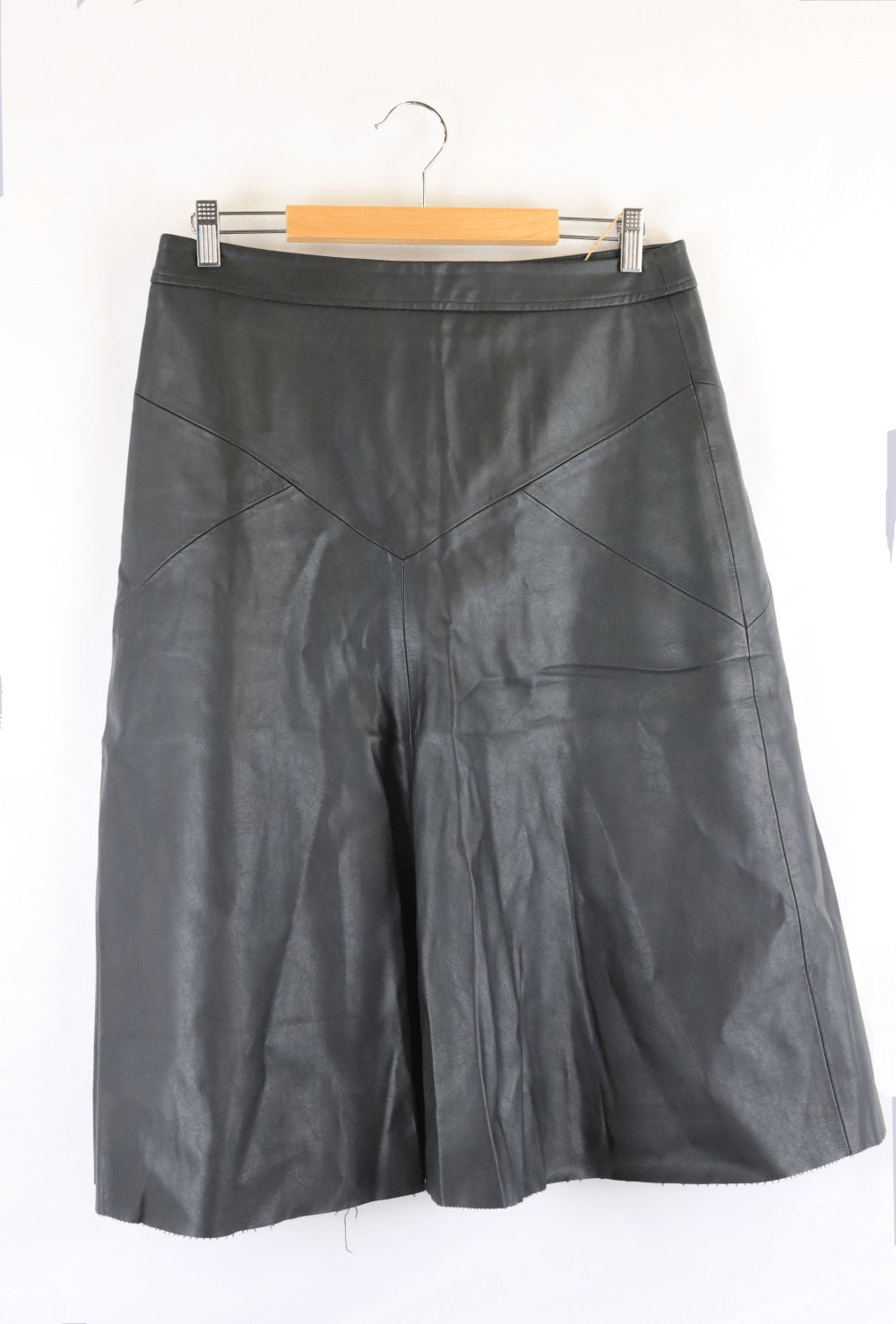 Saba Black Leather Skirt 12