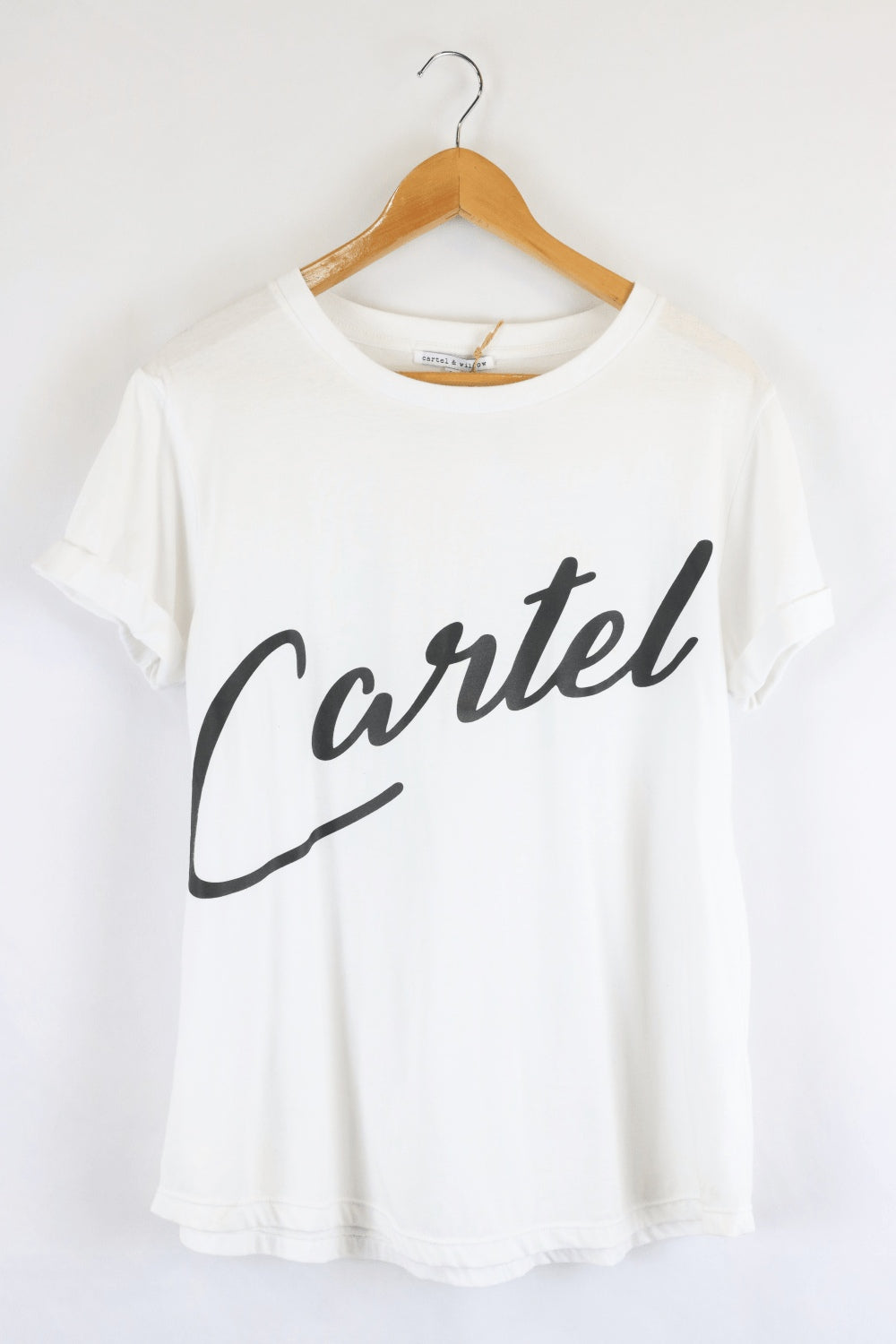Cartel and Willow White T Shirt M