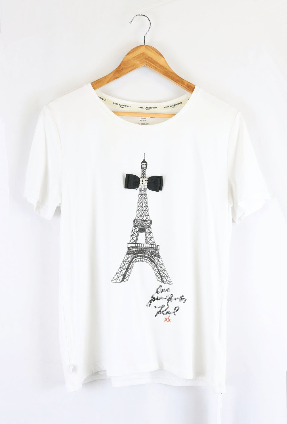 Karl Lagerfeld White T Shirt M