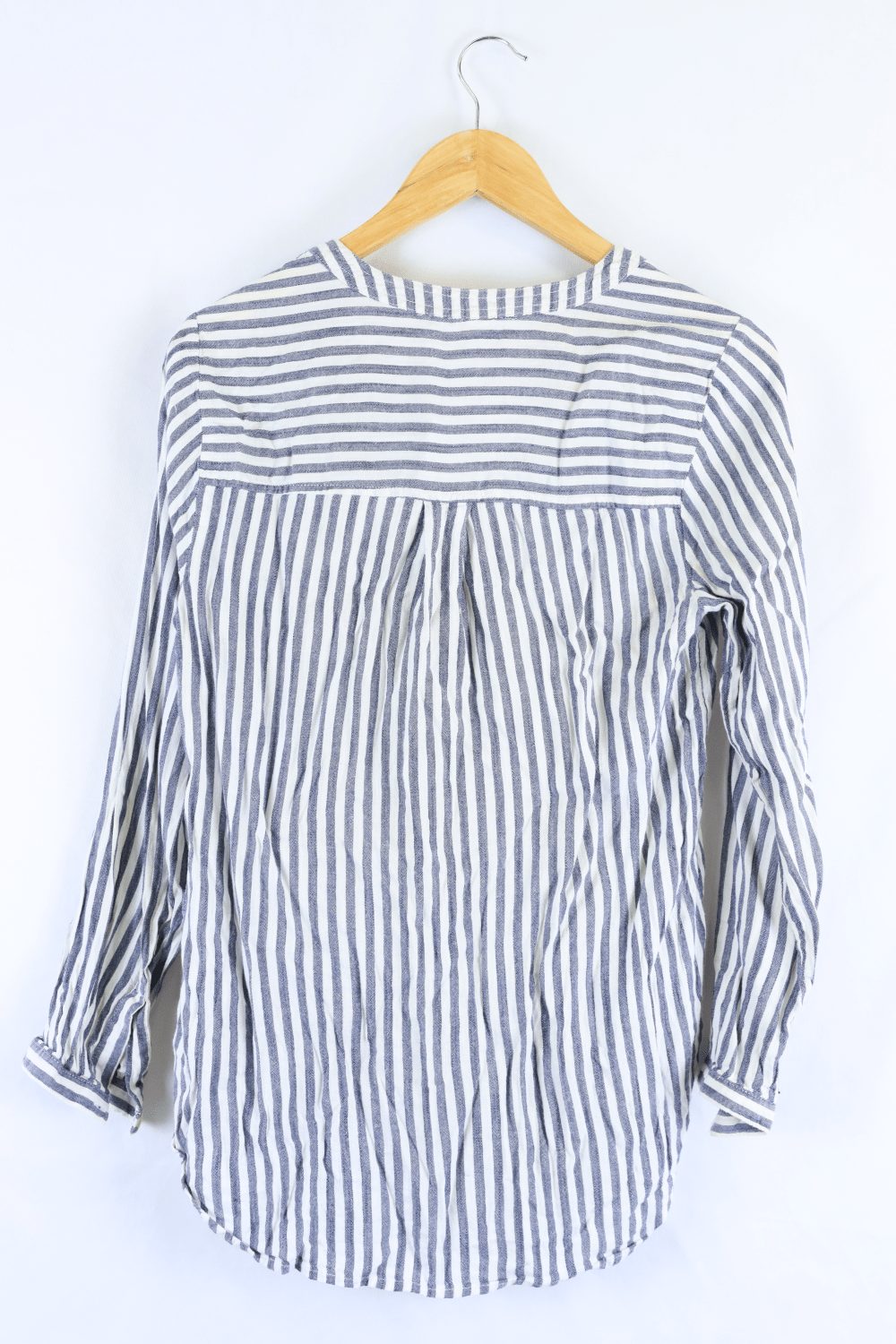 Old Navy Blue And White Striped Top M