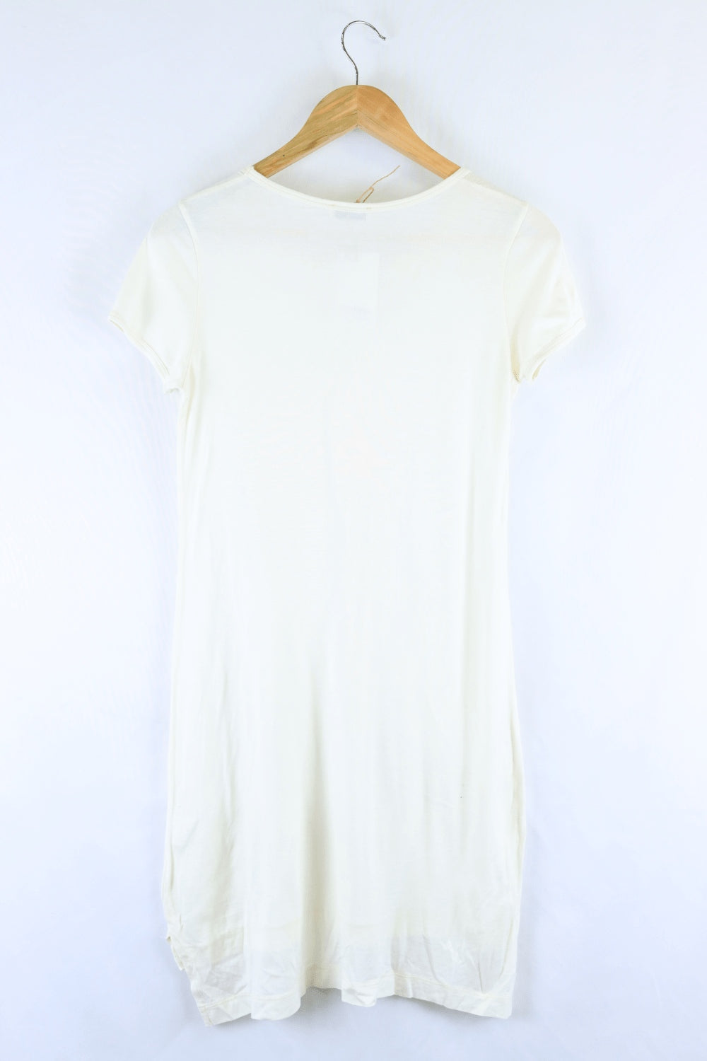 Kookai White Long T shirt 1 10 Reluv Clothing Australia