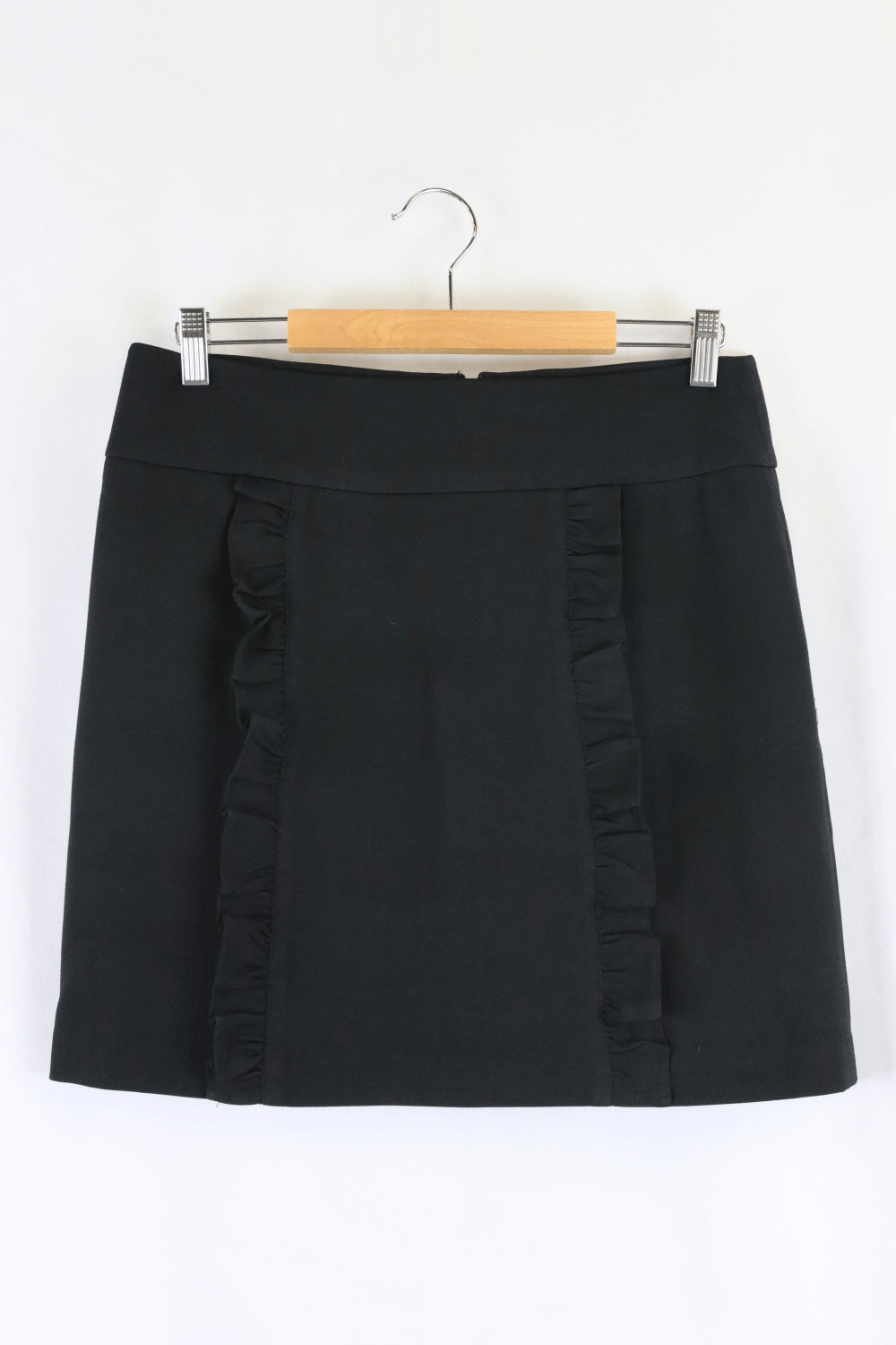 Basque Black Mini Skirt 10