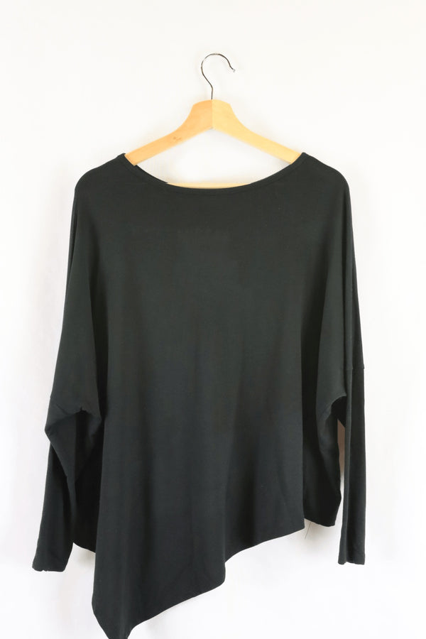 Seed Black Longsleeve Top XS - Reluv Clothing Australia