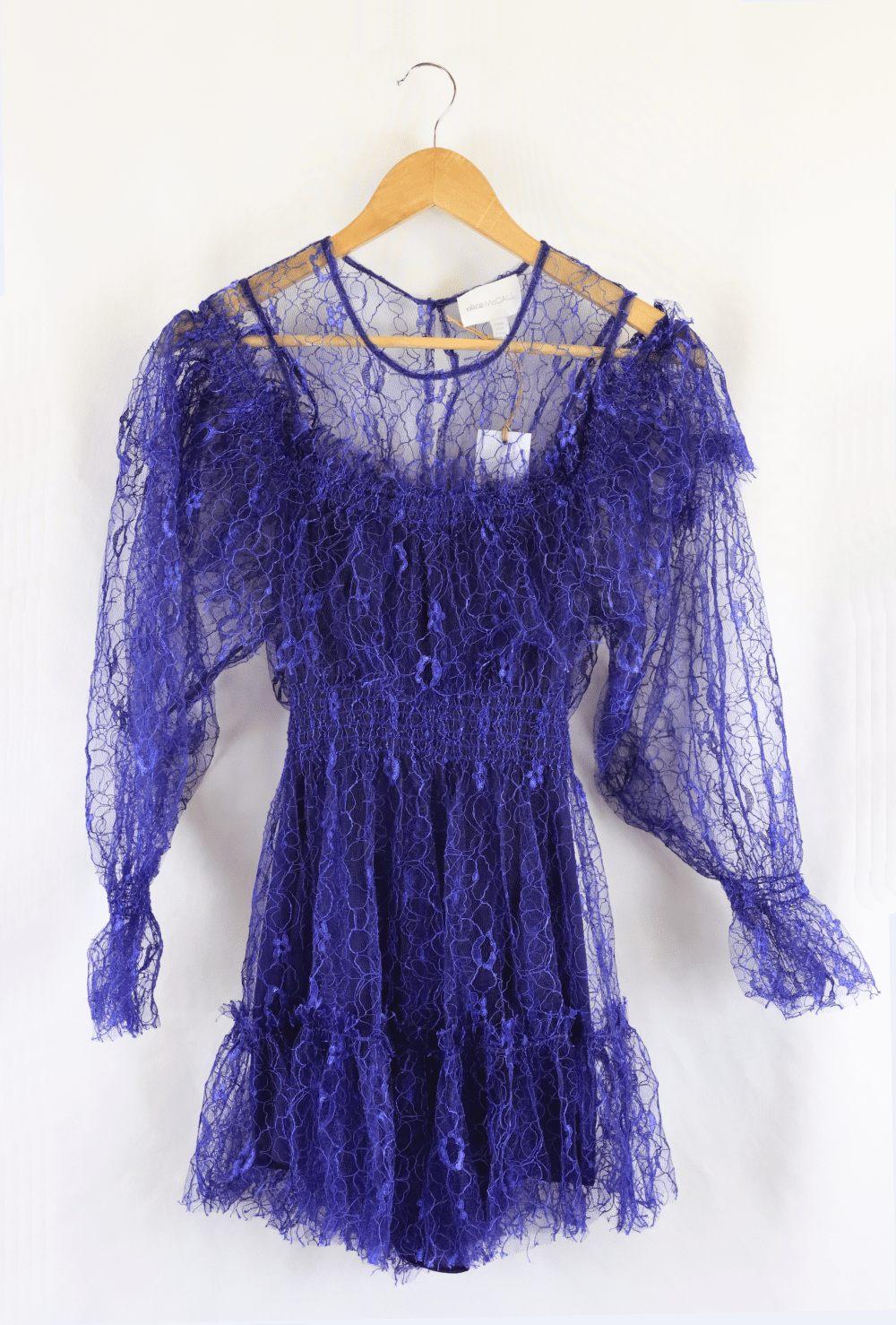 Alice MCcall Blue Lace Dress 10 Reluv Clothing Australia