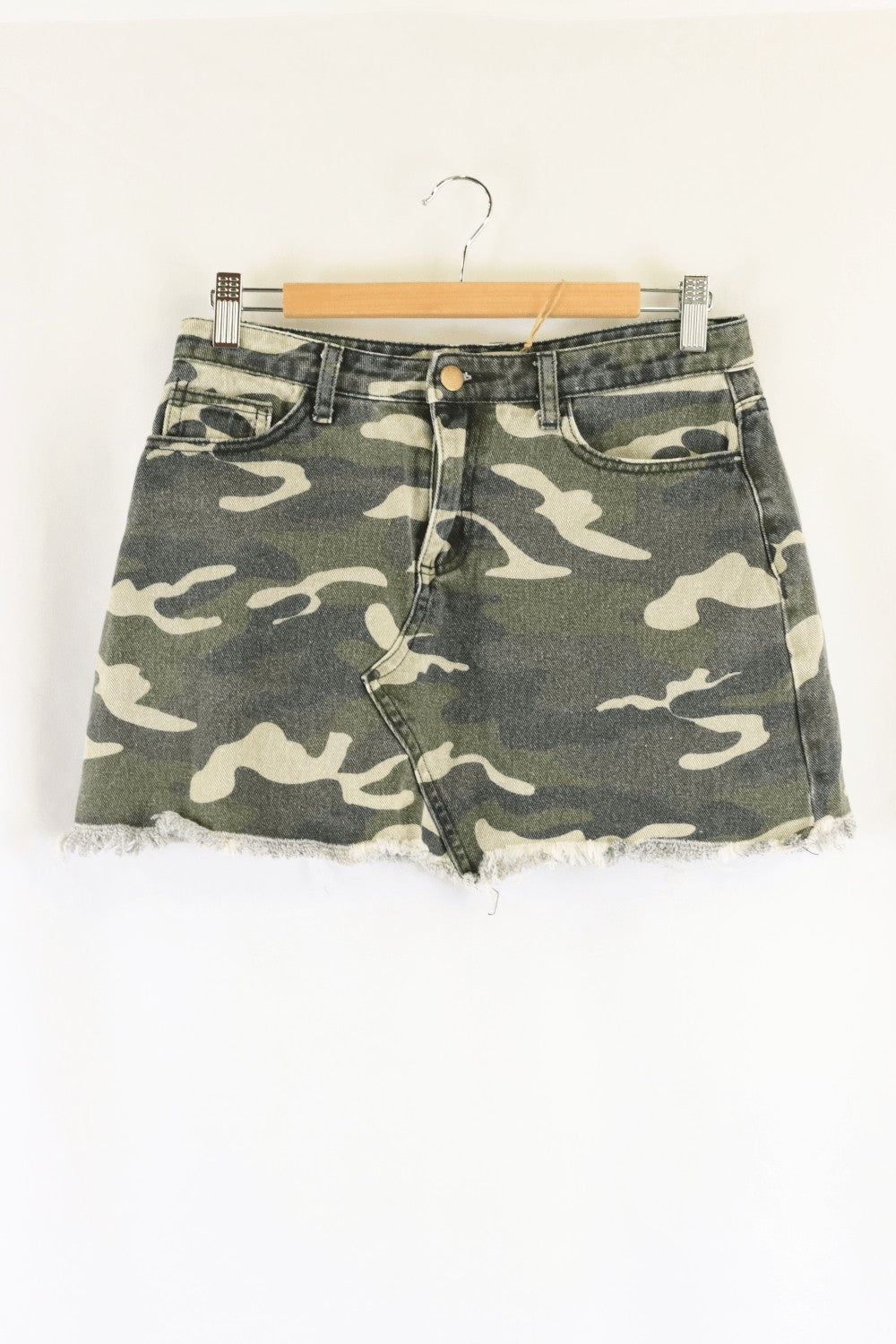 Camo denim skirt sales topshop