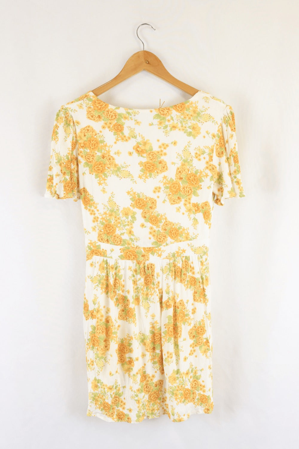 Sportsgirl Yellow And White Dress 6