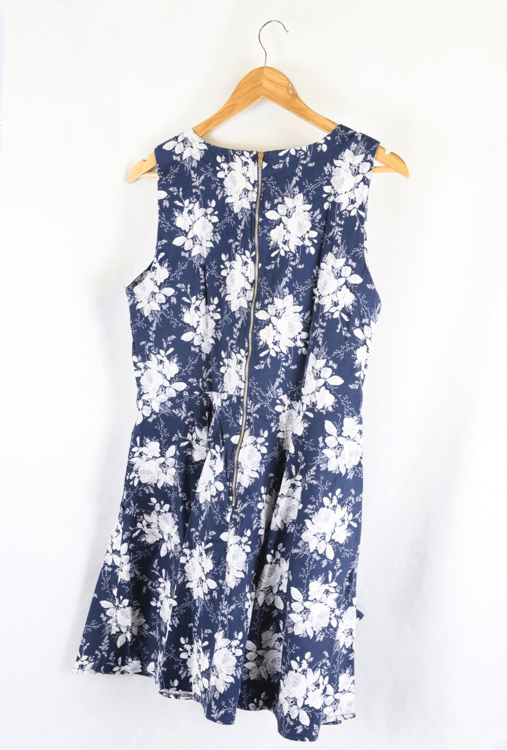 Caroline Morgan Blue Floral Dress 16