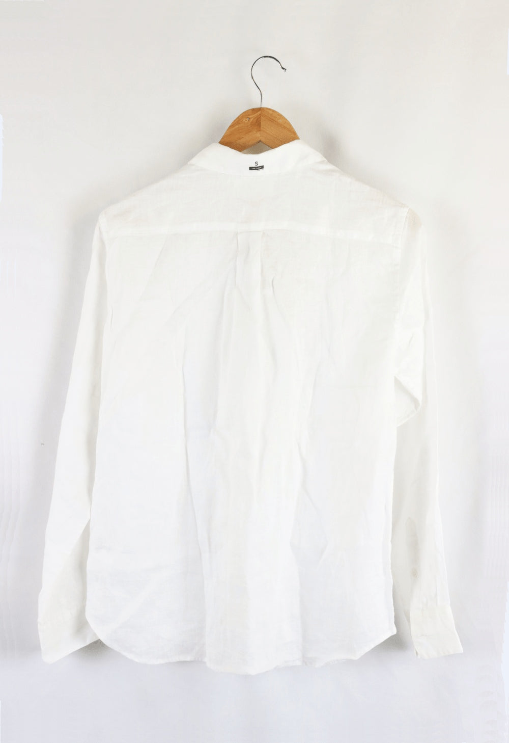 Uniqlo White Linen Shirt S