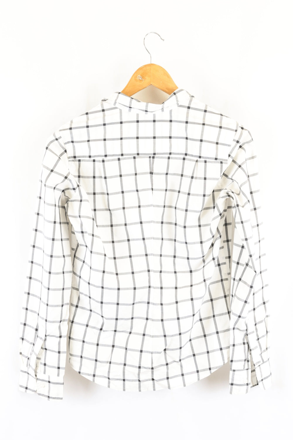 Frank &amp; Elieen Black And White Button Down Top S