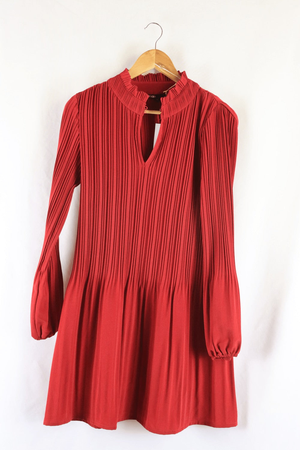 Maje Red Quilted Dress 10