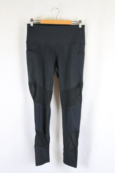 Fila Black Leggings L - Reluv Clothing Australia