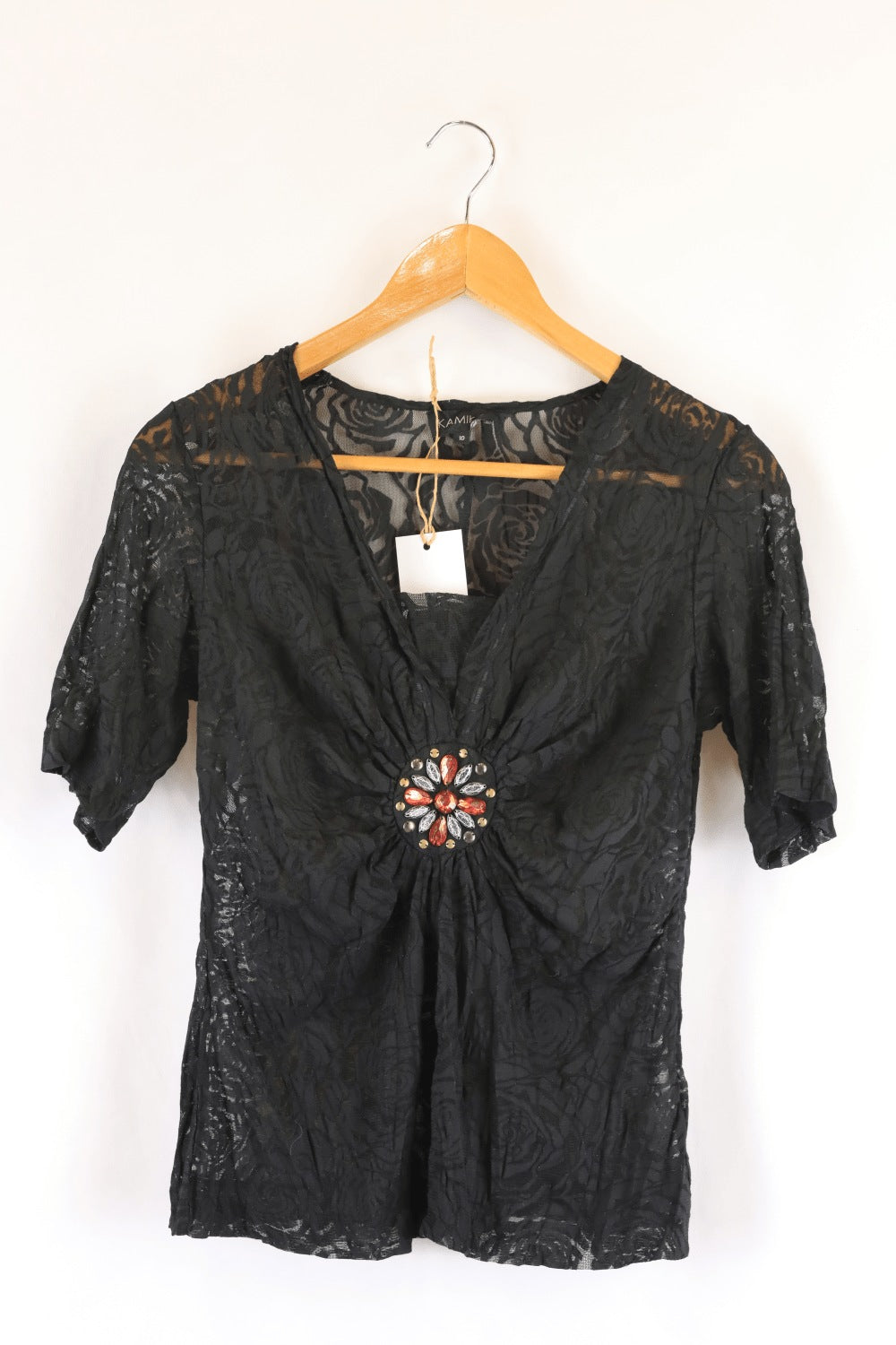 Kamiko Black Lace Top 10