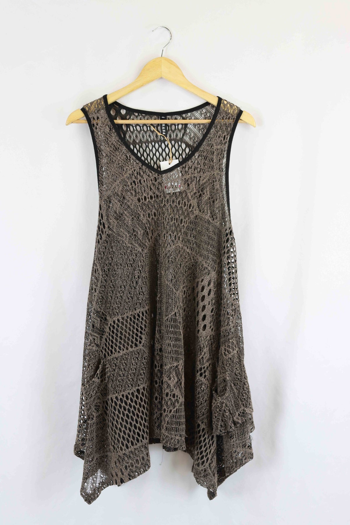 Sasa Brown Knit Dress XL