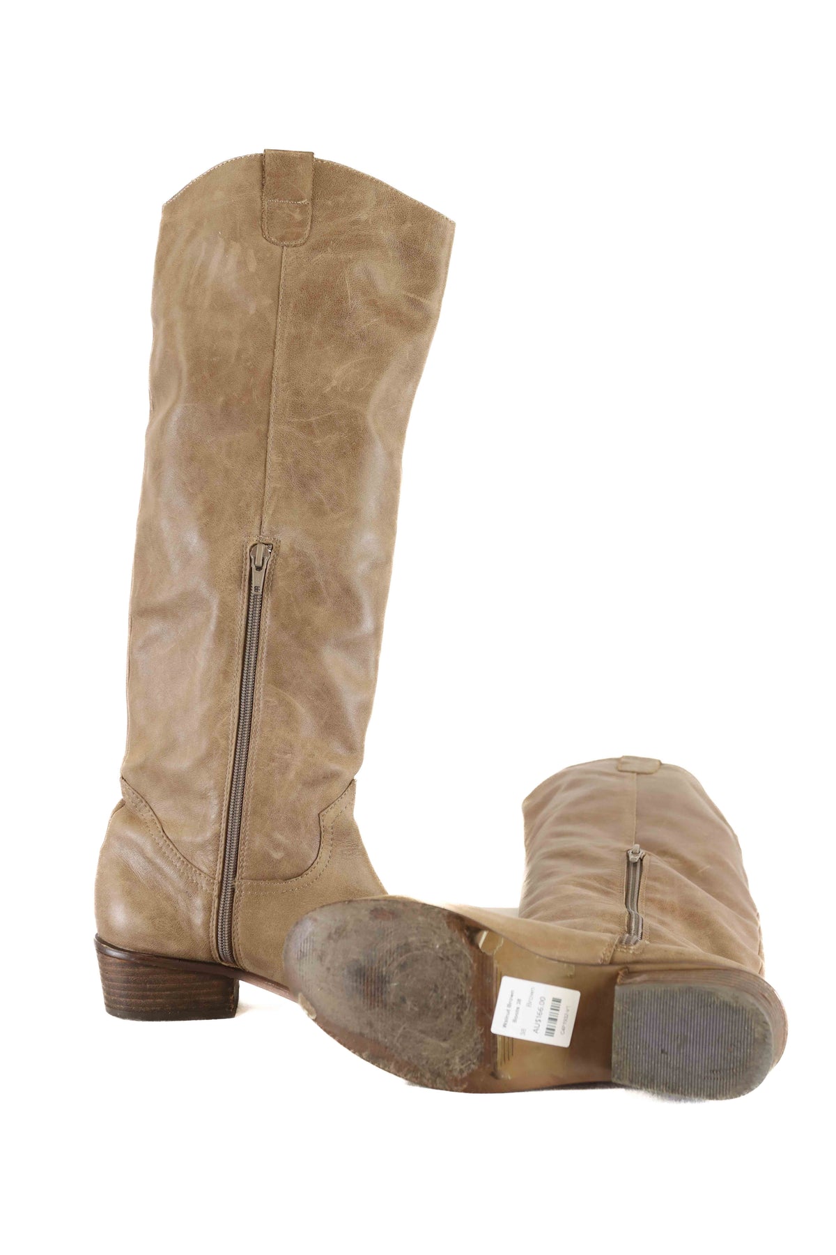 Walnut Brown Boots 38