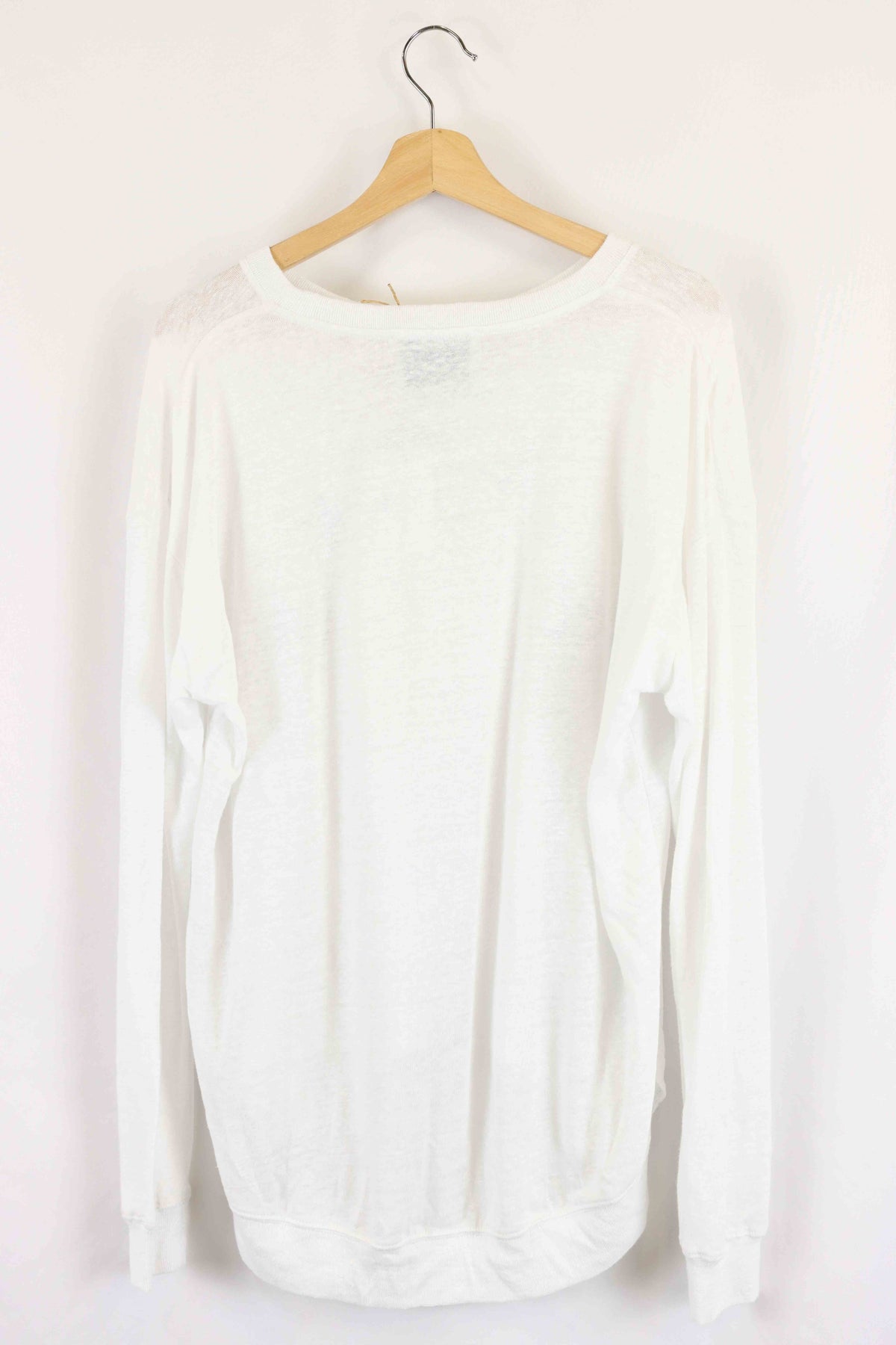 Decjuba D-Luxe Basics White Long Top M