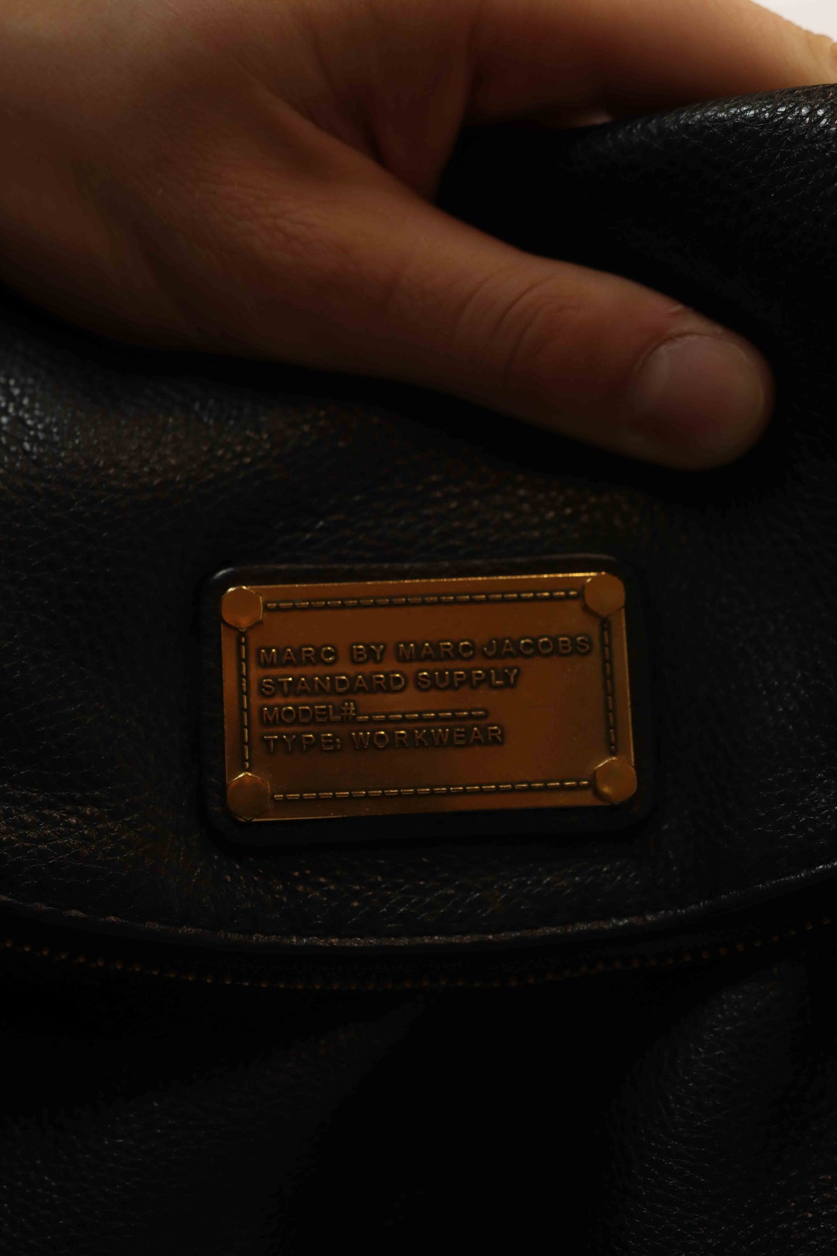 Marc Jacobs Leather Saddle Bag
