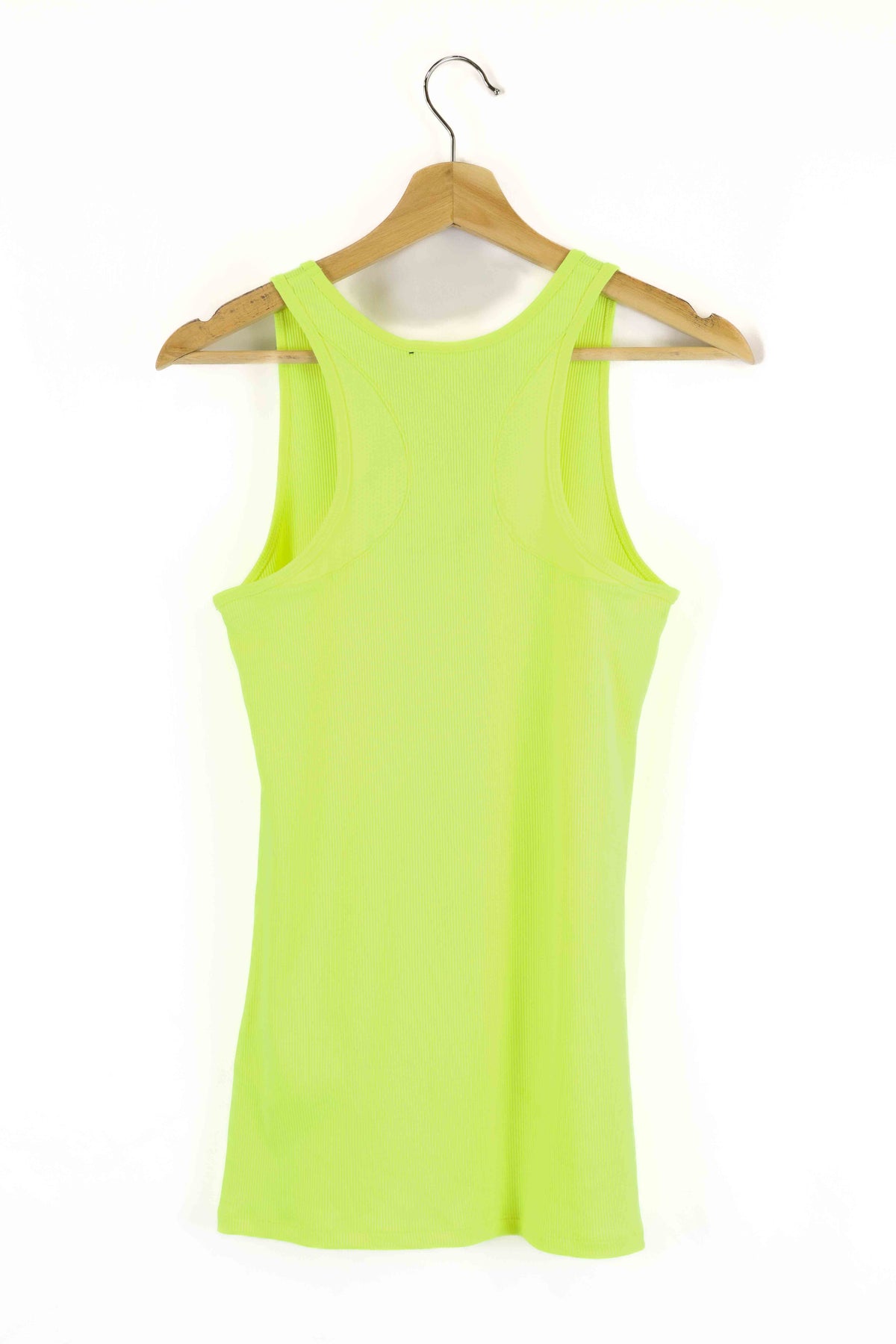 Under Armour Yellow Scoop Neck Top L