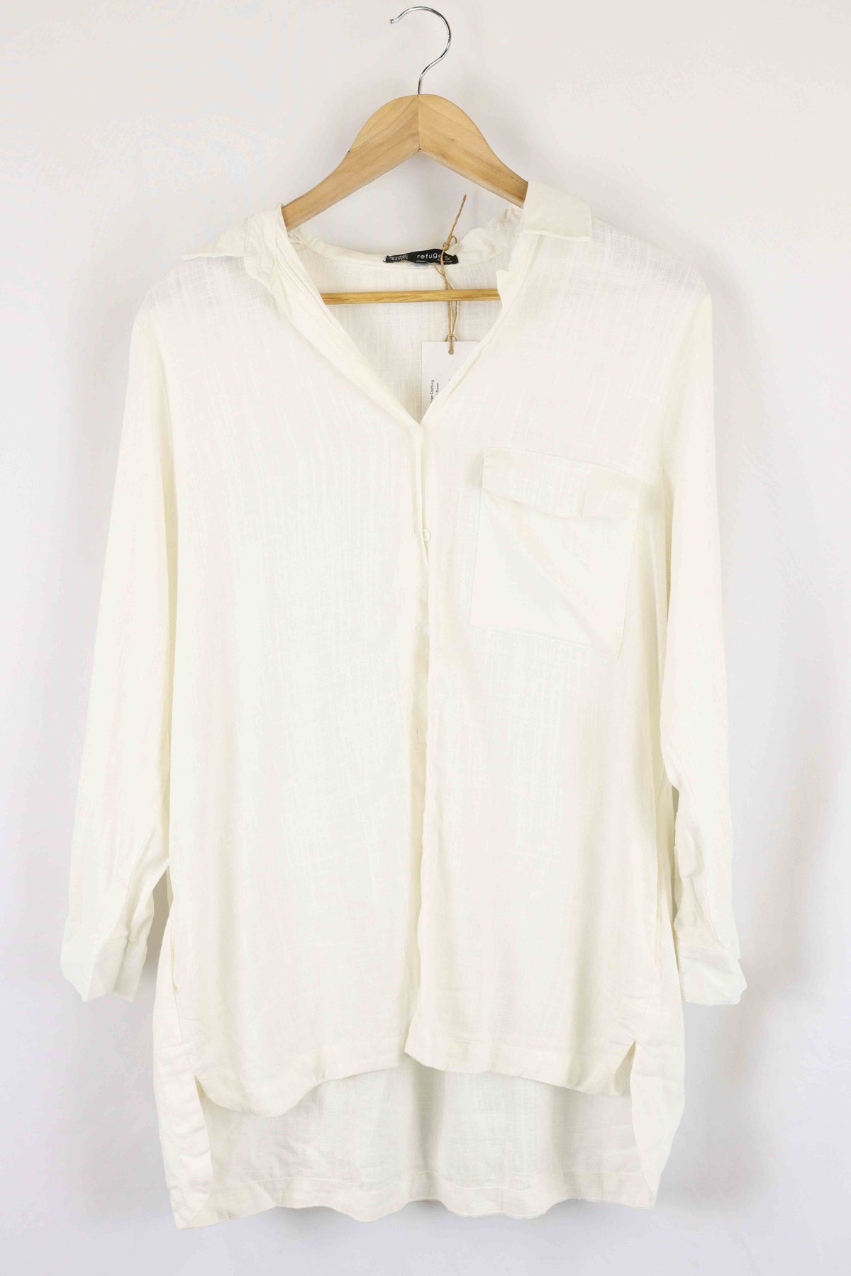 Refuge Clothing Button Down Top S