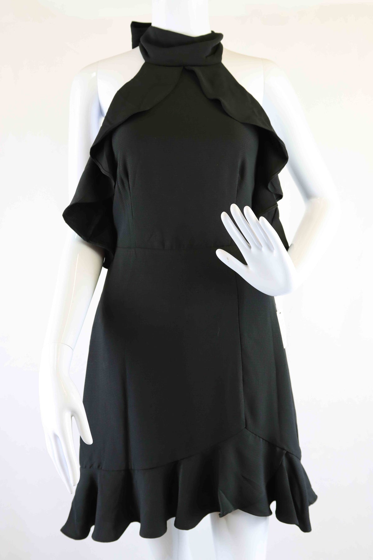 Calli Black Halter Dress 8