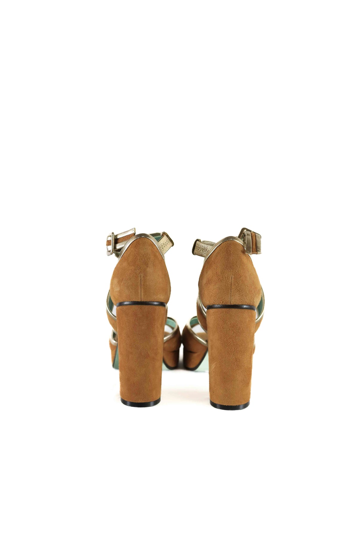 Edward Meller Brown Wedges 38.5