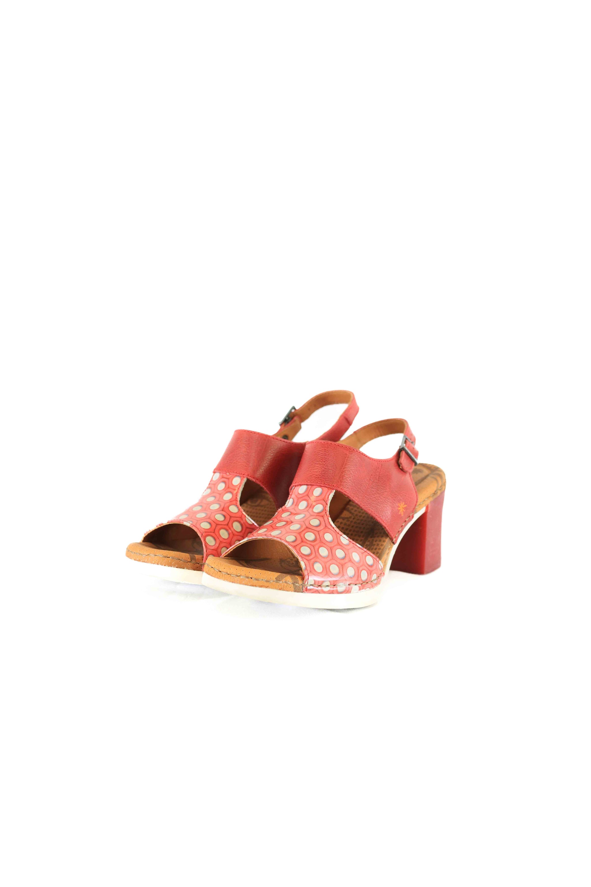 The Art Company Red Open Toe Heel AU US 8 EU 39 Reluv Clothing