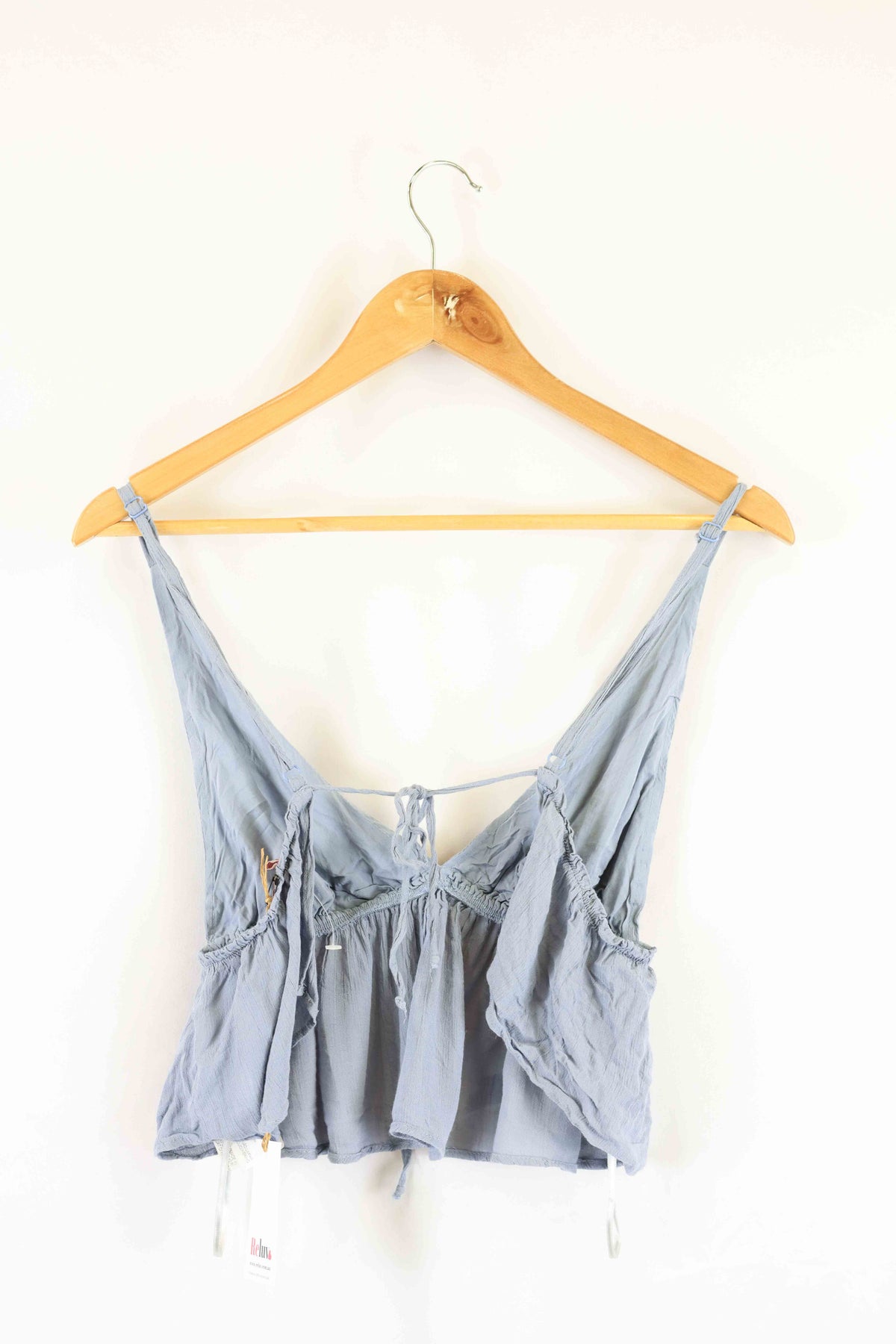 Pull &amp; Bear Blue Cropped Cami S