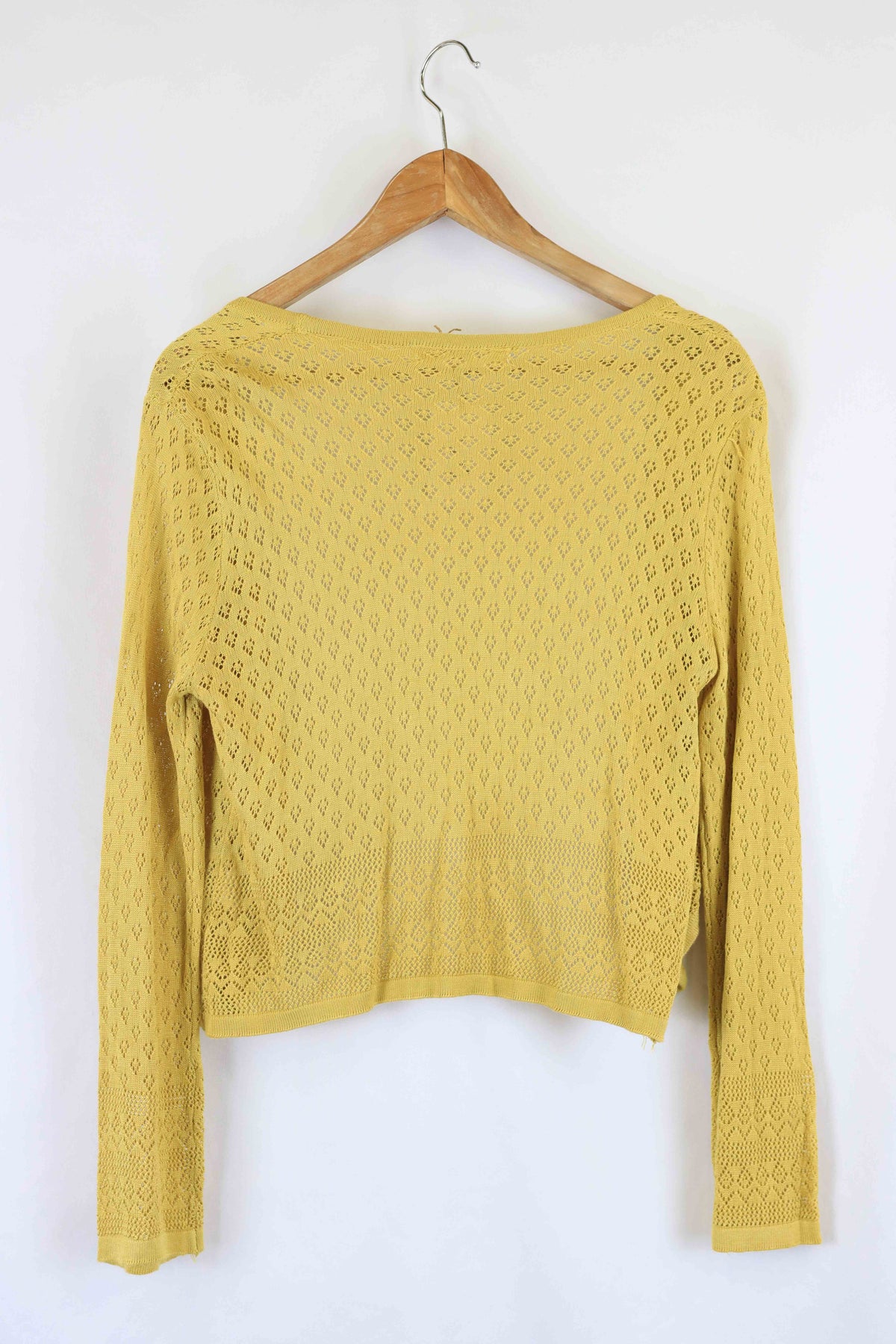 Simply Love Yellow Knit Cardigan S