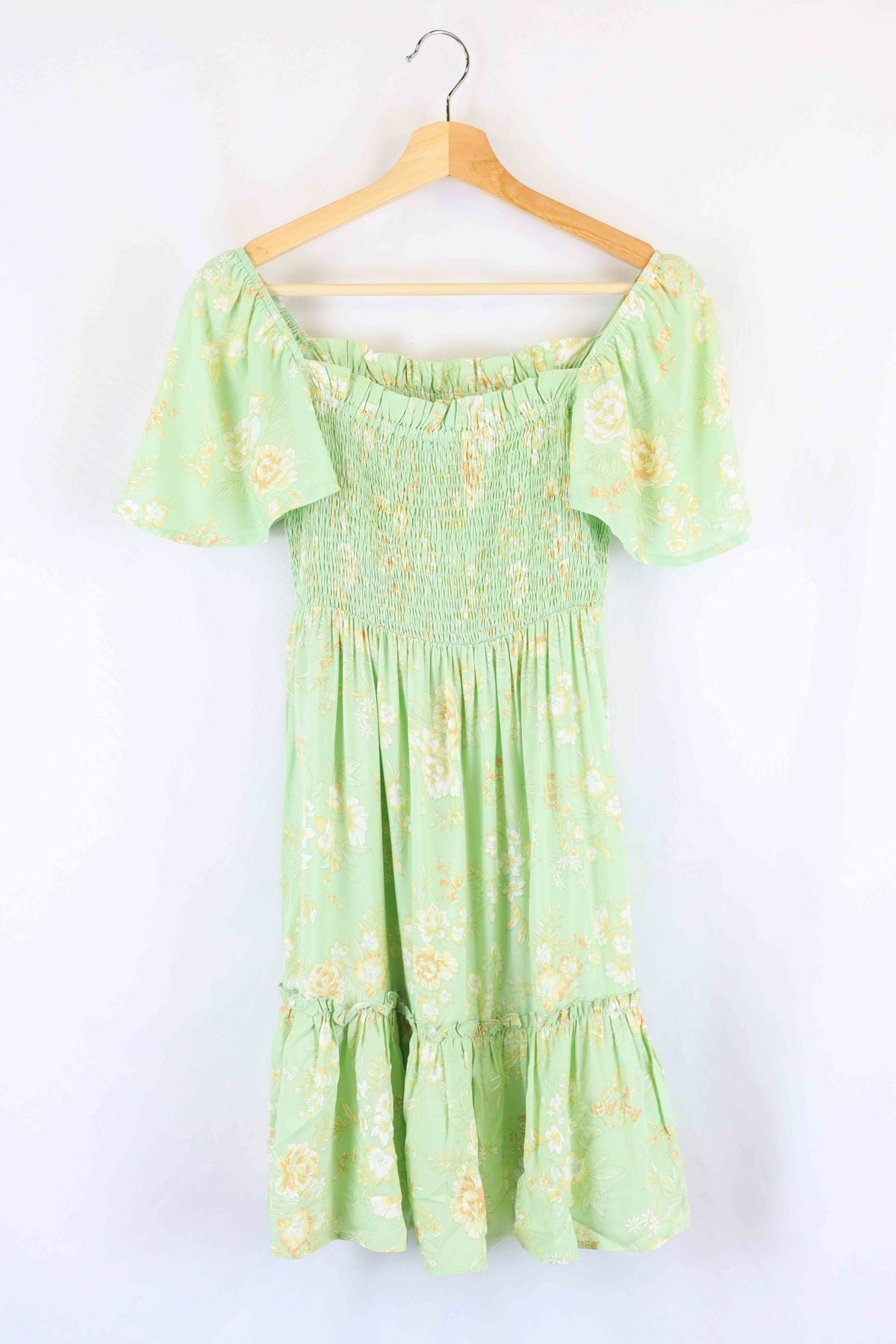 Iris Maxi Green Dress 10