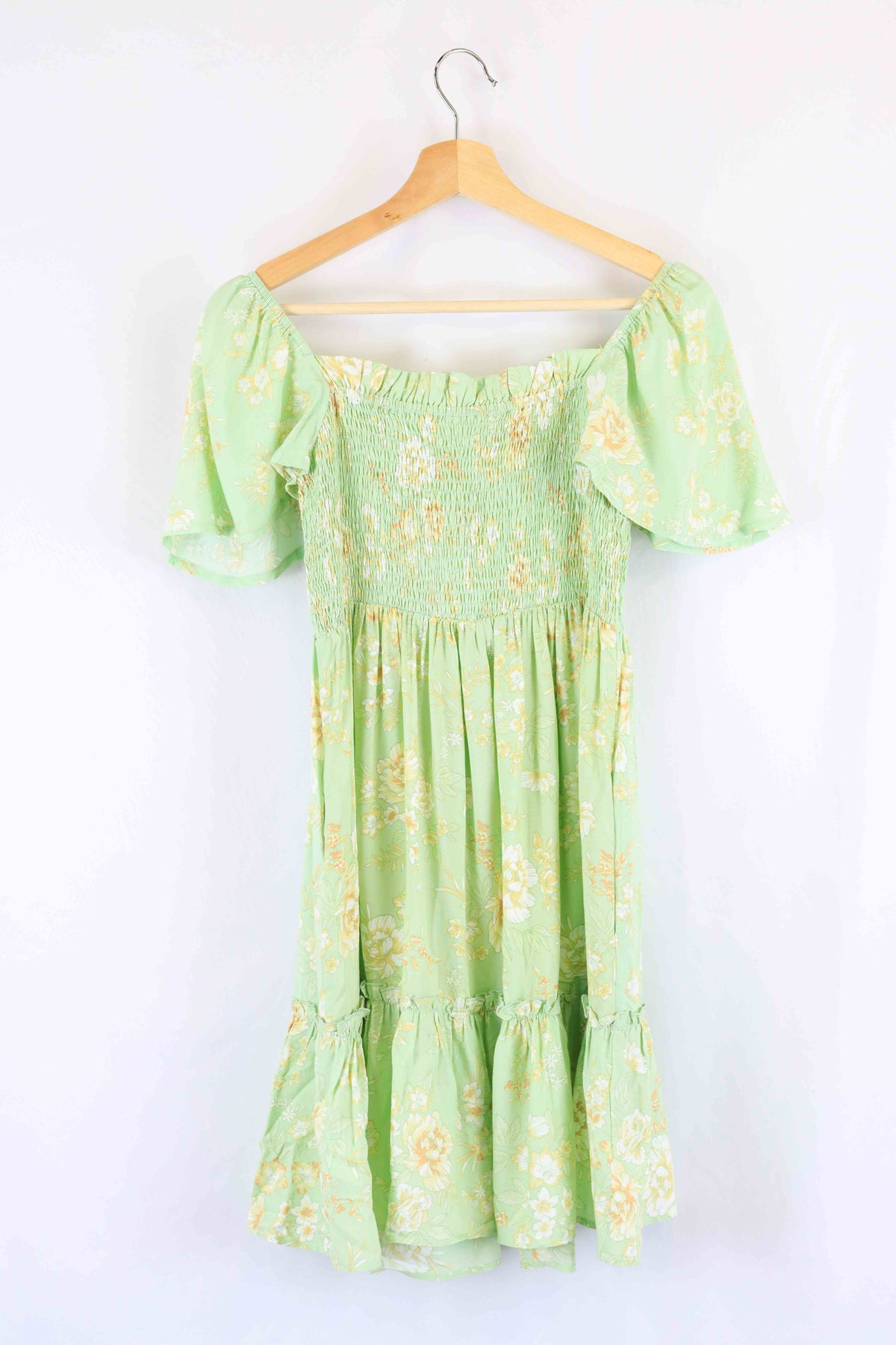 Iris Maxi Green Dress 10