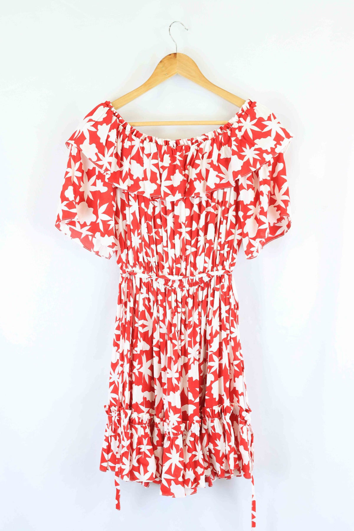 MLM Red Floral Dress 8