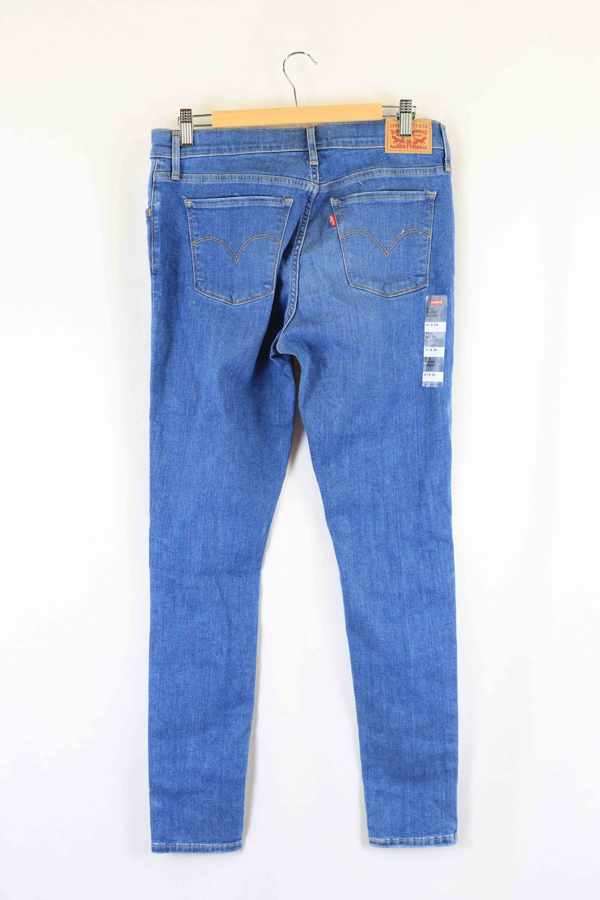 Levis 710 Super skinny Blue Jeans 13