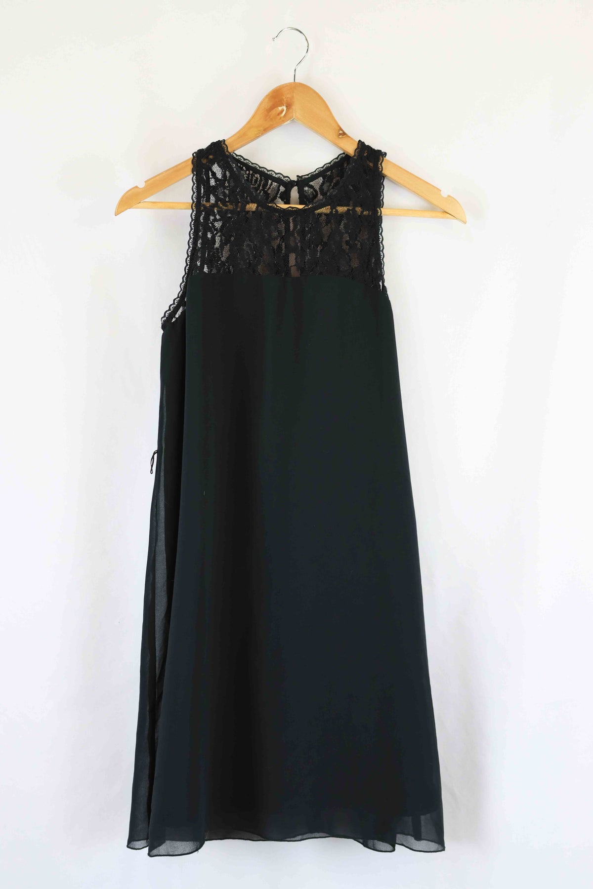 Kensie Black Lace Dress S