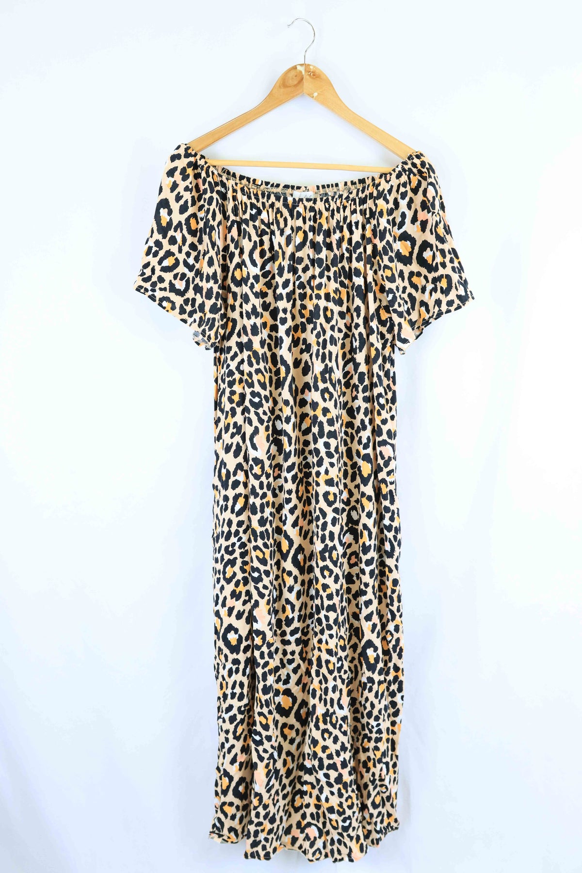 Oh Style Multi Cheetah Print Maxi Dress 14