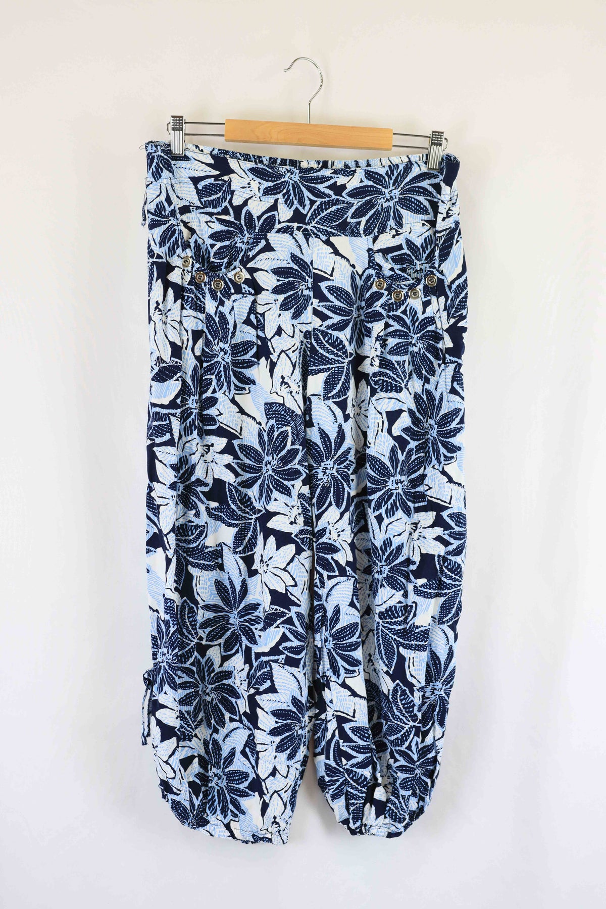Willow &amp; Tree Blue Tropical Pants 14