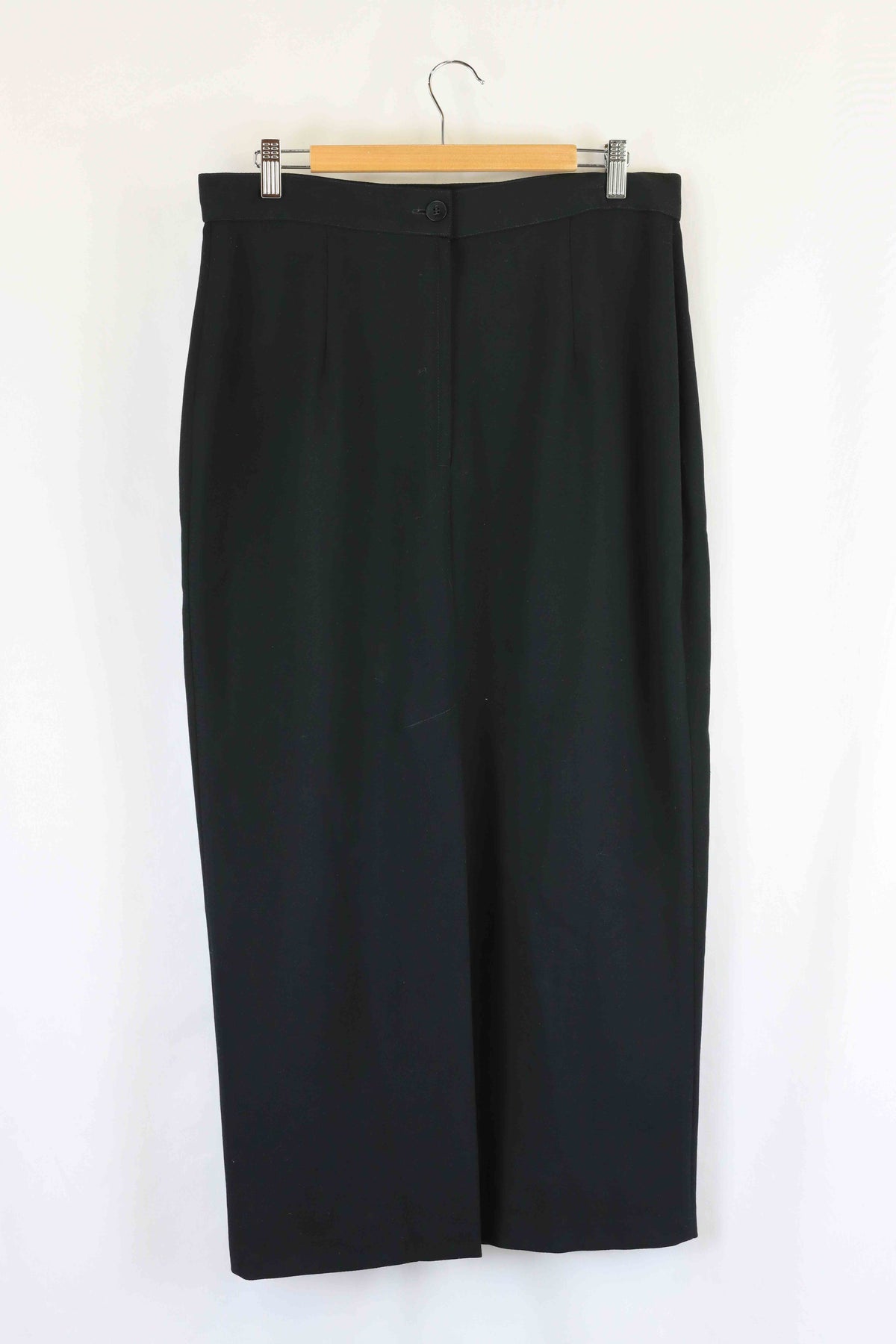 Gay Naffine Vintage Wool Black Skirt 16