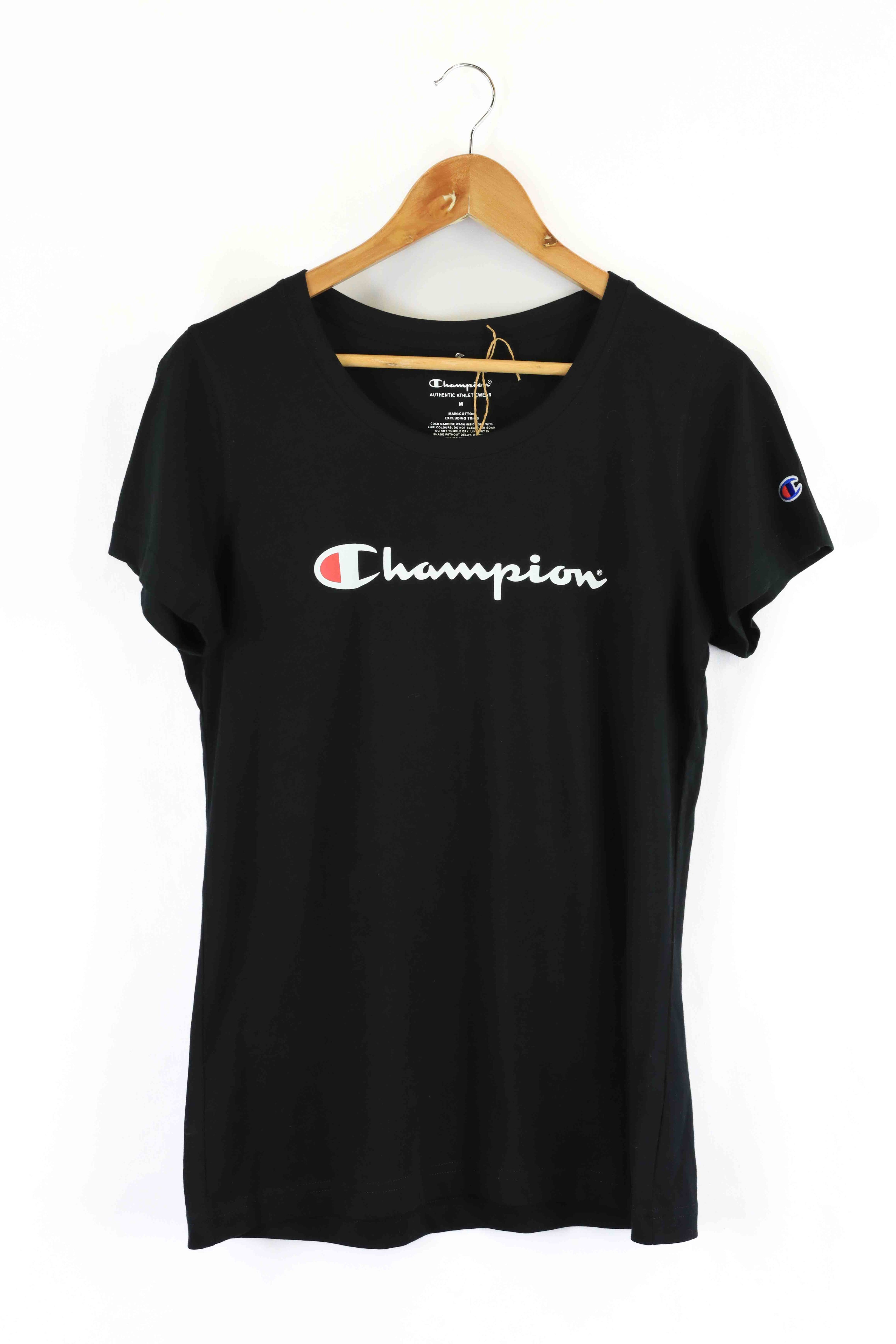 Champion Authentic Cheap Champion Shirt Champion Black T-shirt M