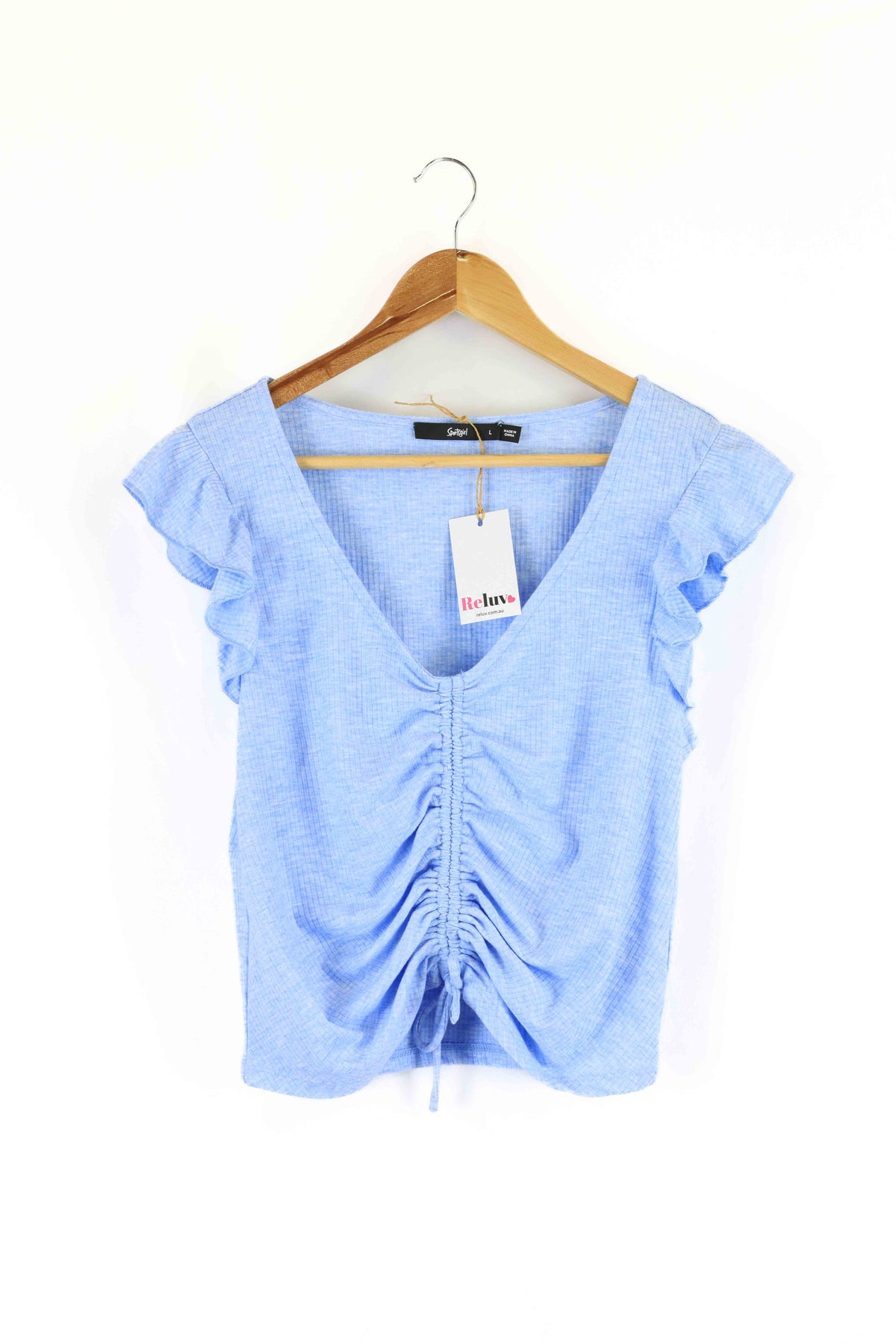 Sportsgirl Blue Top L