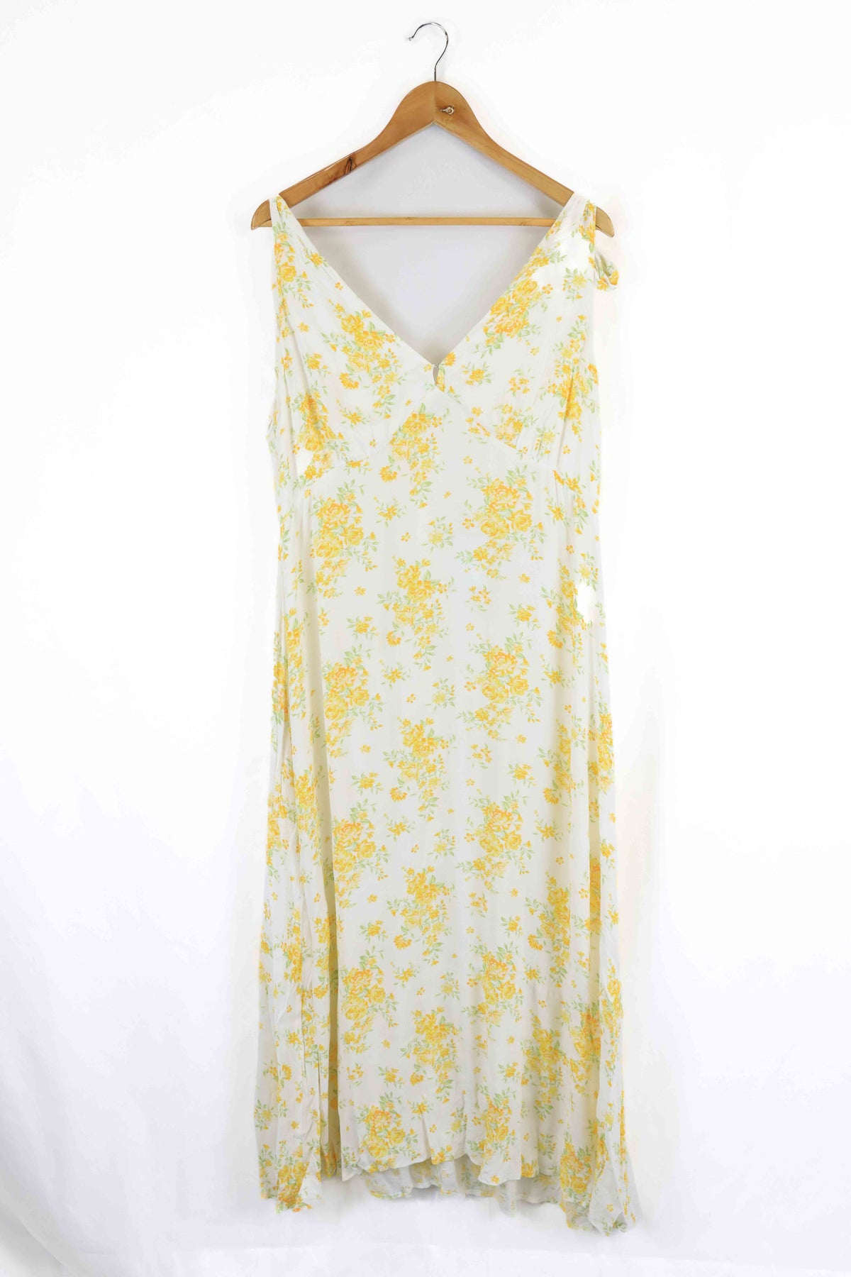 Kivari White Floral Maxi Dress 16