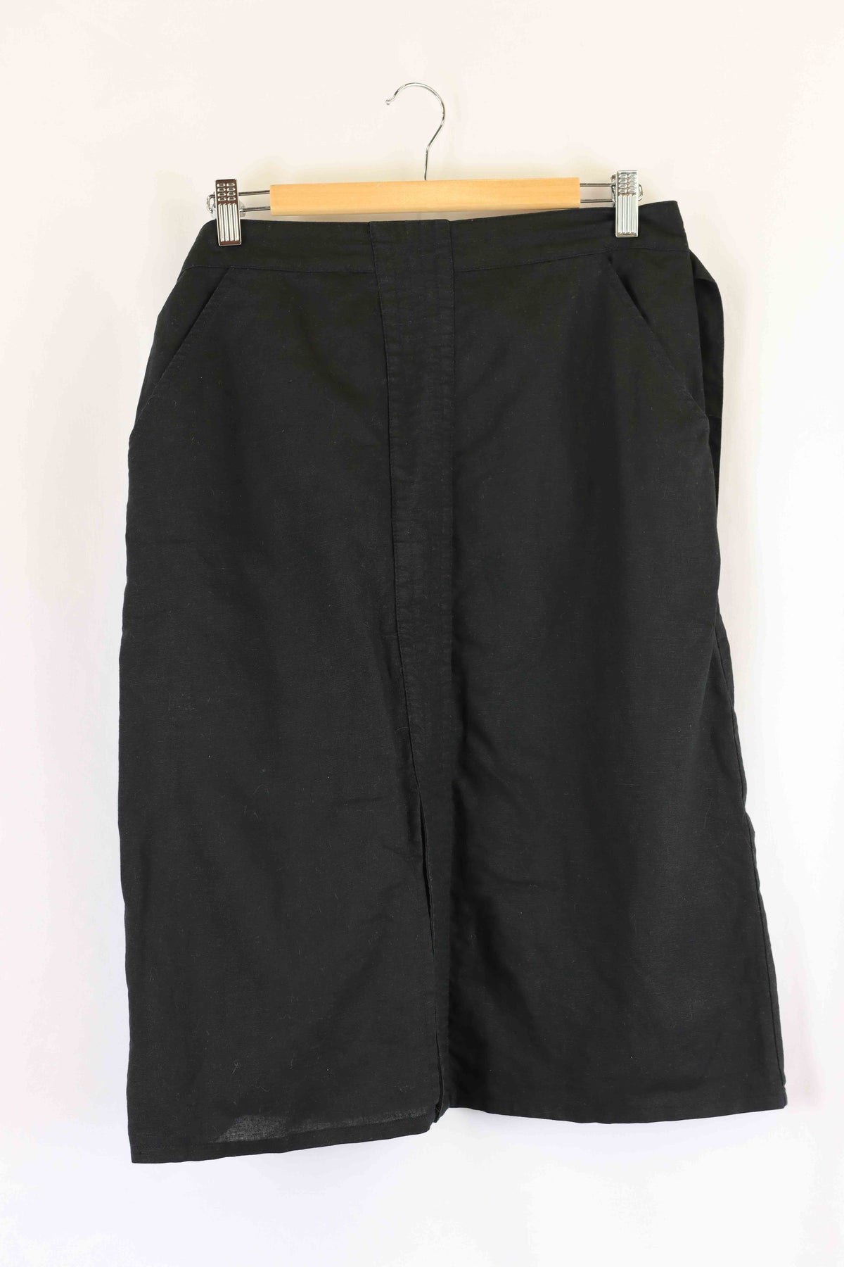 Oxford Womens Black Midi Skirt 12