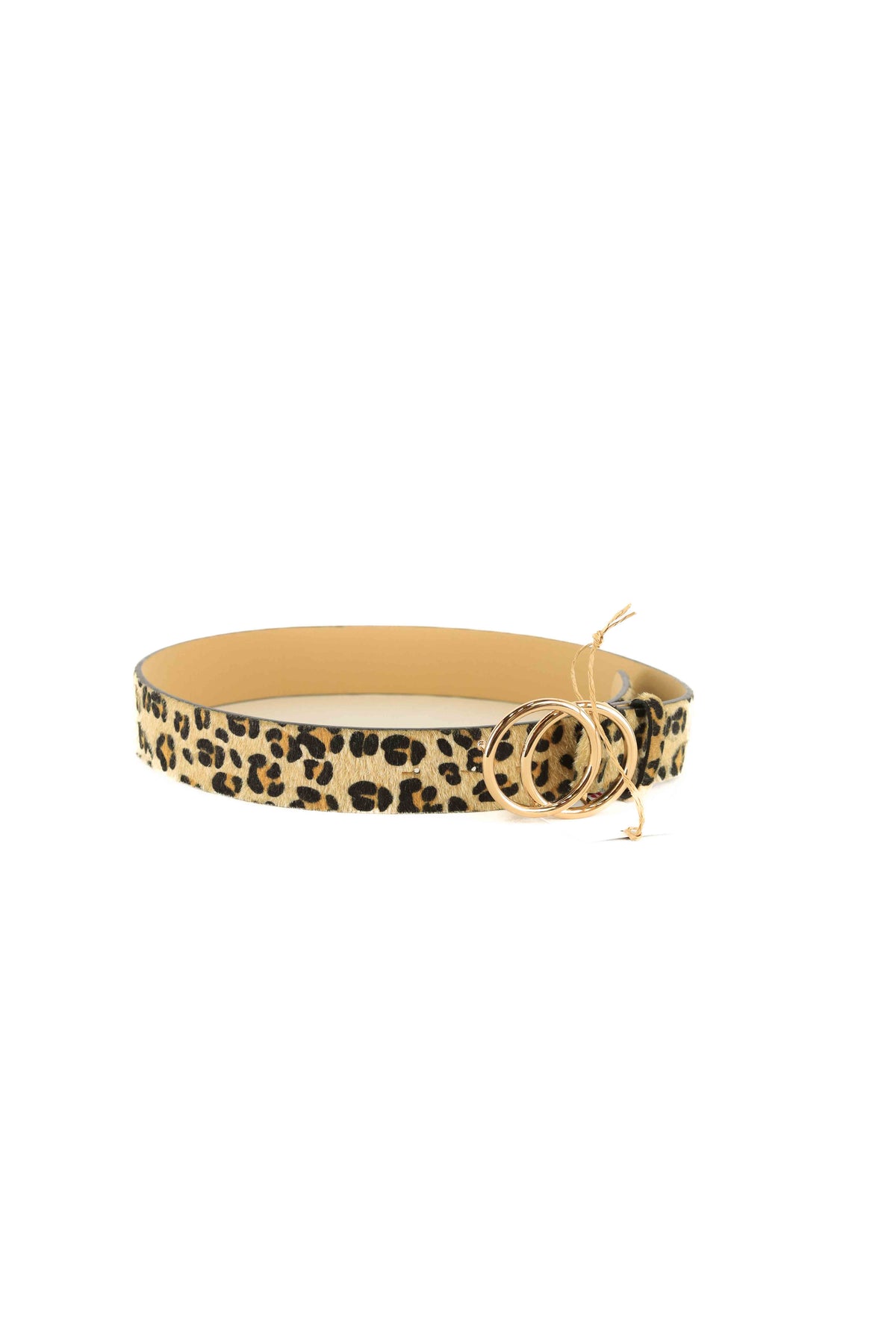 French Connection Leopard Print Belt