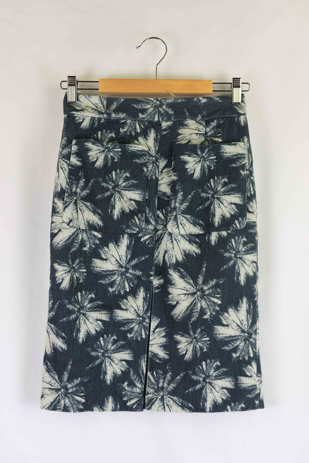 L&#39;agence Tropical Blue Skirt XS